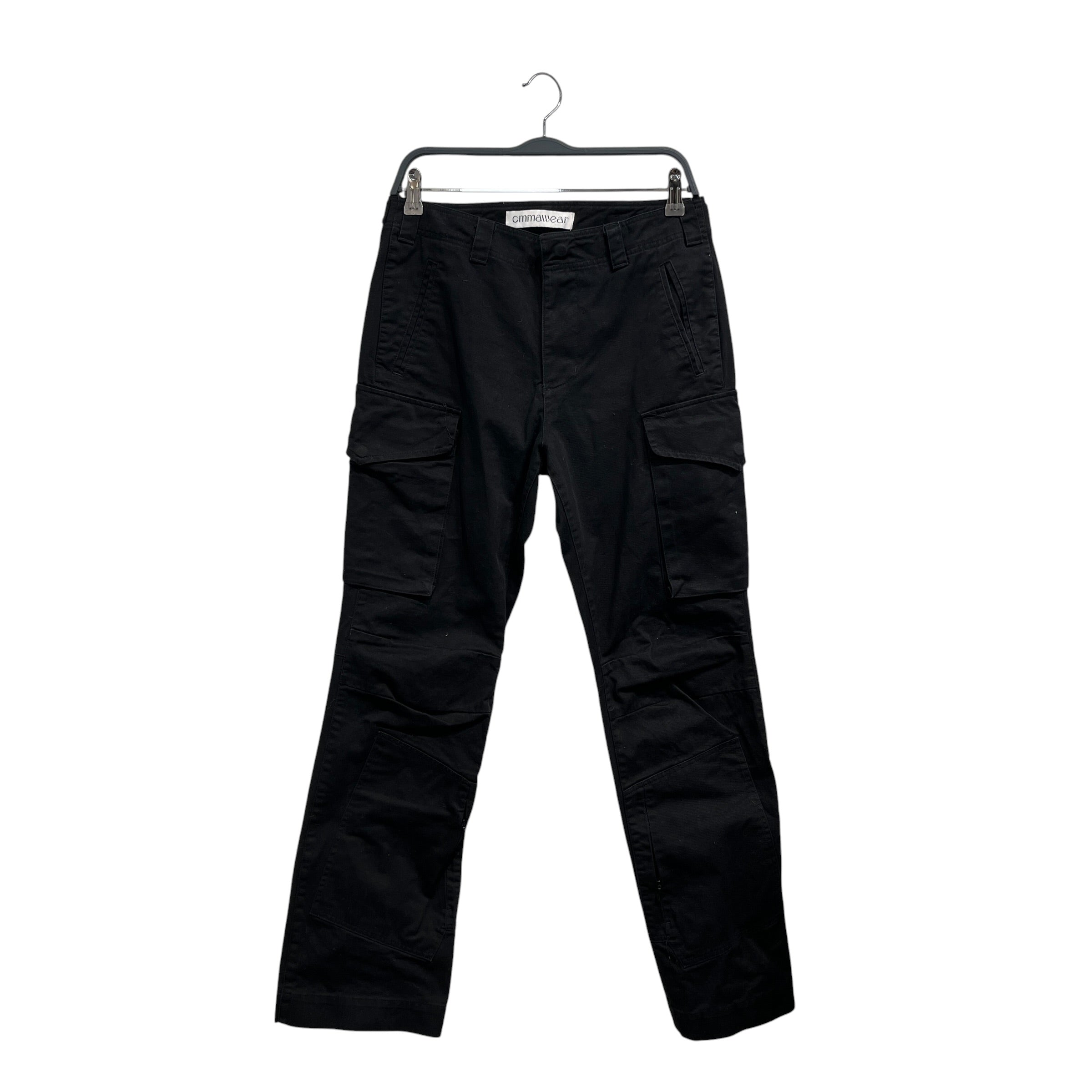 cmmawear/Skinny Pants/S/Cotton/BLK/zippered ankle view 1