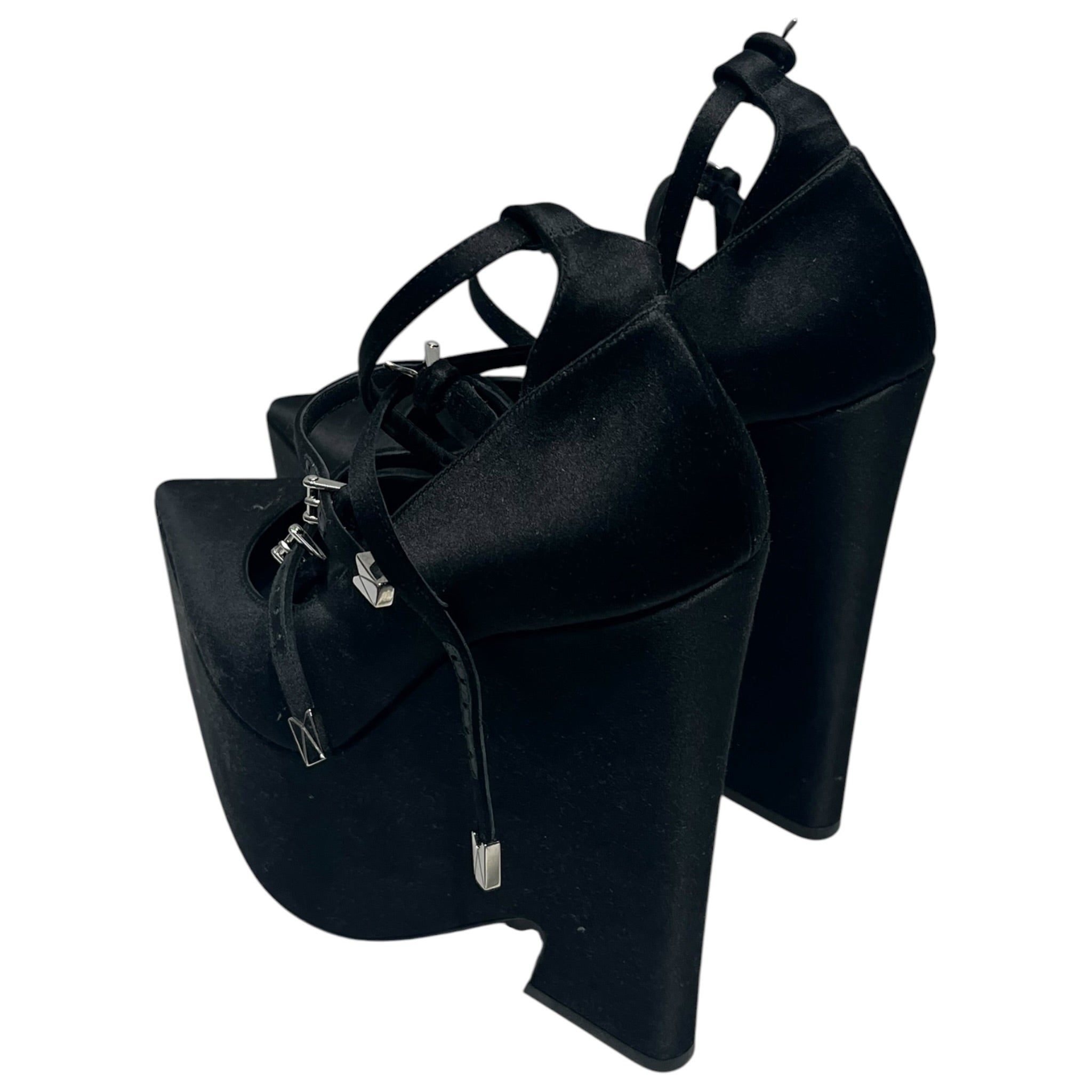 VERSACE/Heels/US 7.5/BLK/TEMPEST 170MM FLATFORM PUMPS view 2