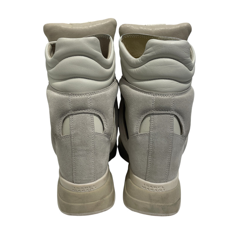 ISABEL MARANT/Hi-Sneakers/US 7.5/Leather/GRY/CLASSIC BALSKEE