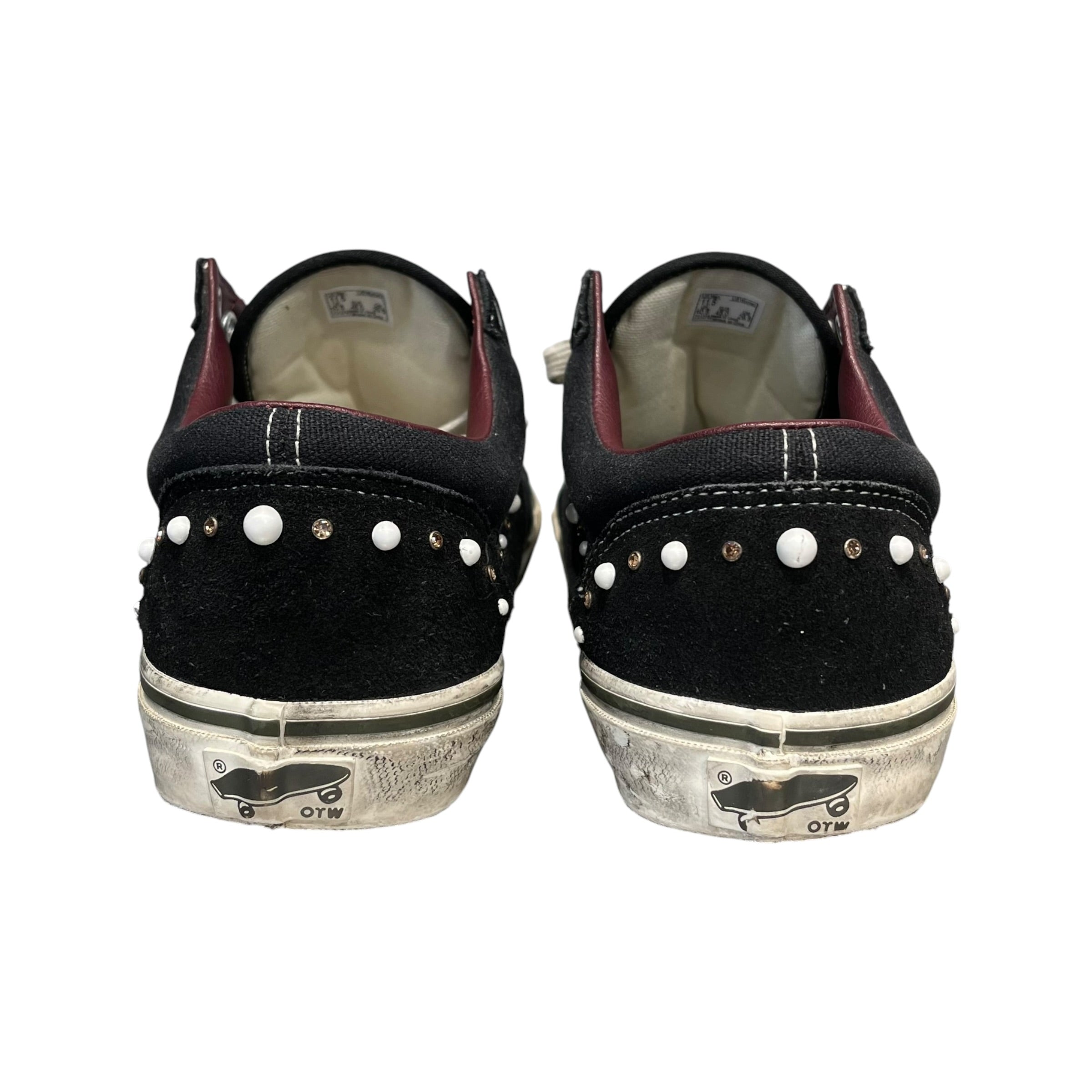 VANS/Low-Sneakers/US 11.5/Cotton/BLK/OTW PEARLIZED view 4