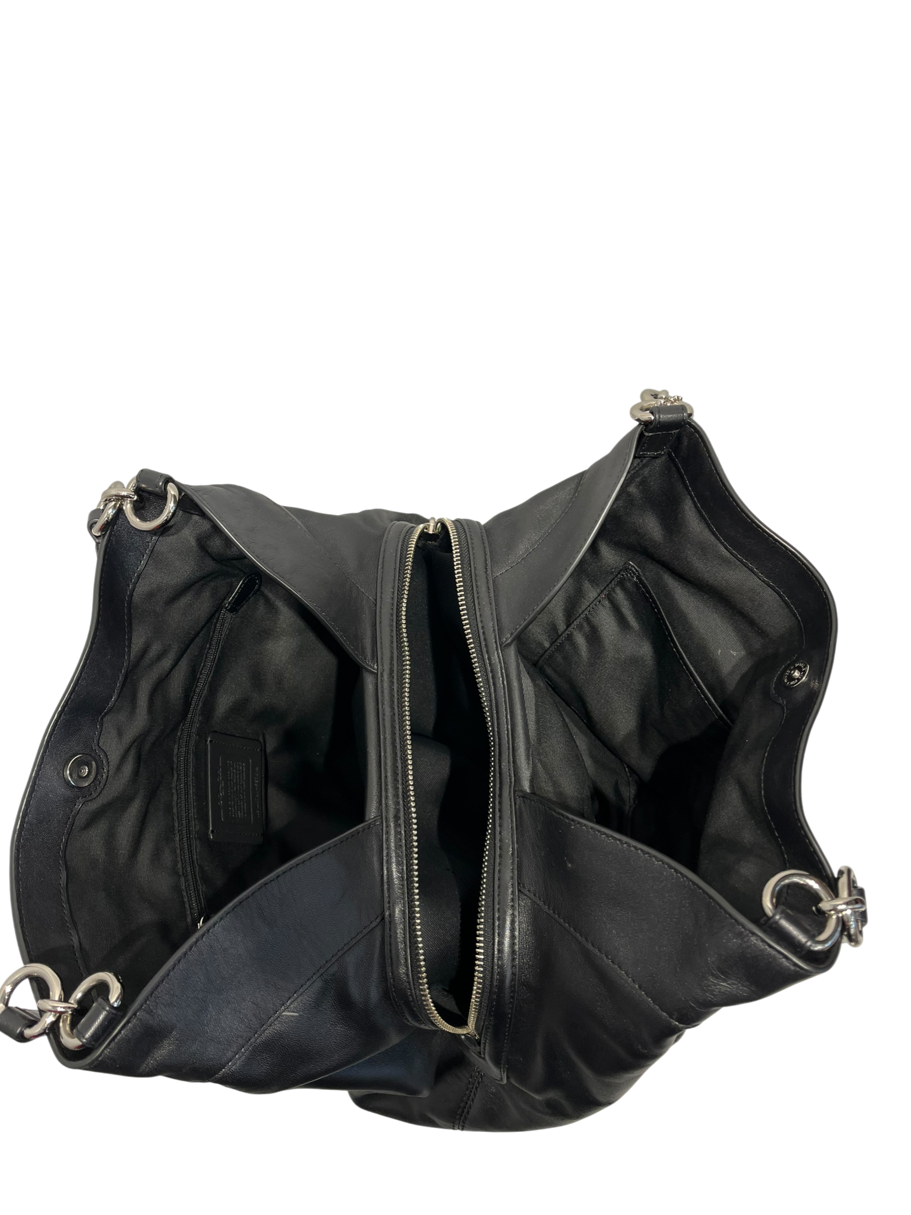 COACH/Tote Bag/Cotton/BLK/Canvas Lexy Shoulder Bag view 3