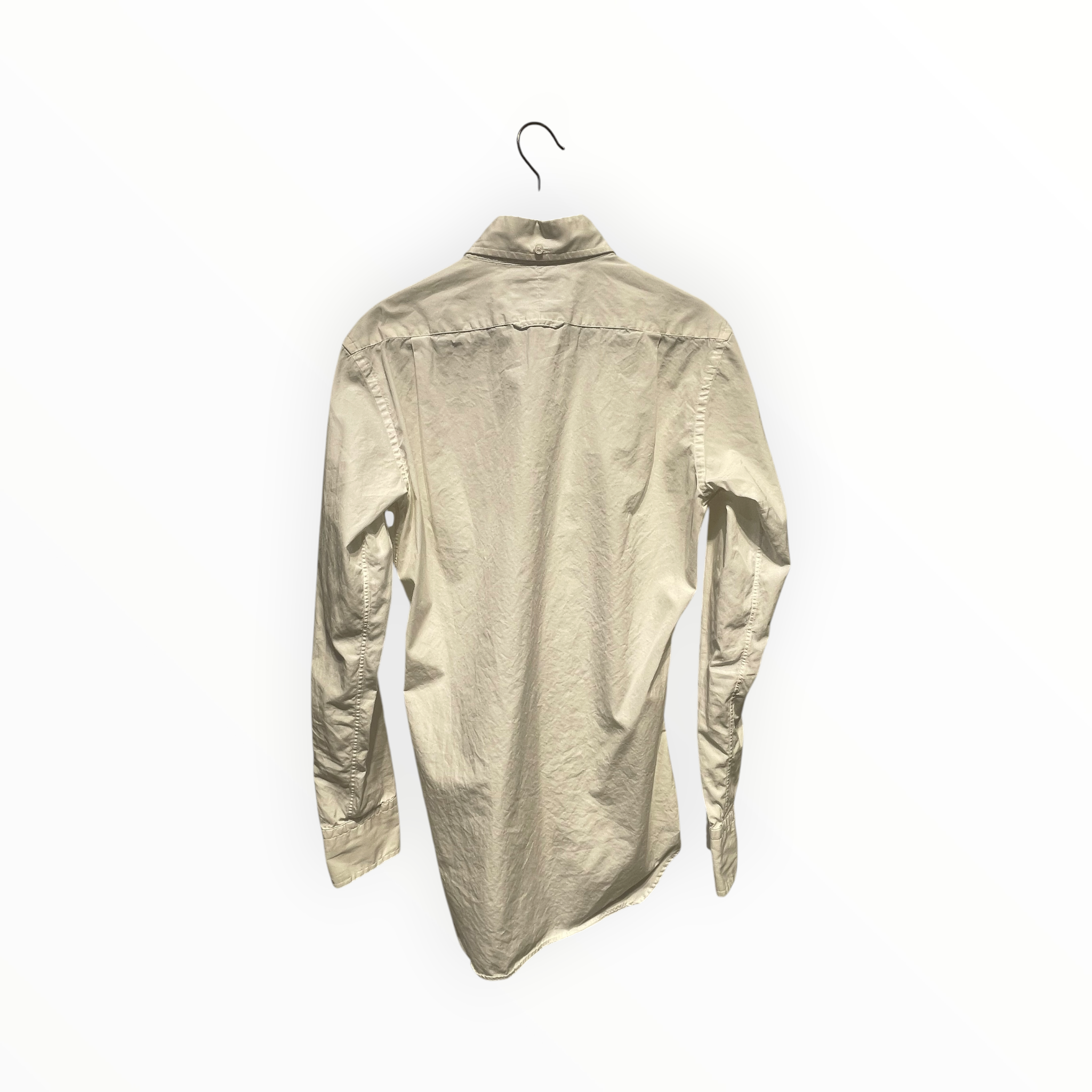 THOM BROWNE. NEW YORK/LS Shirt/0/Cotton/WHT/ view 2