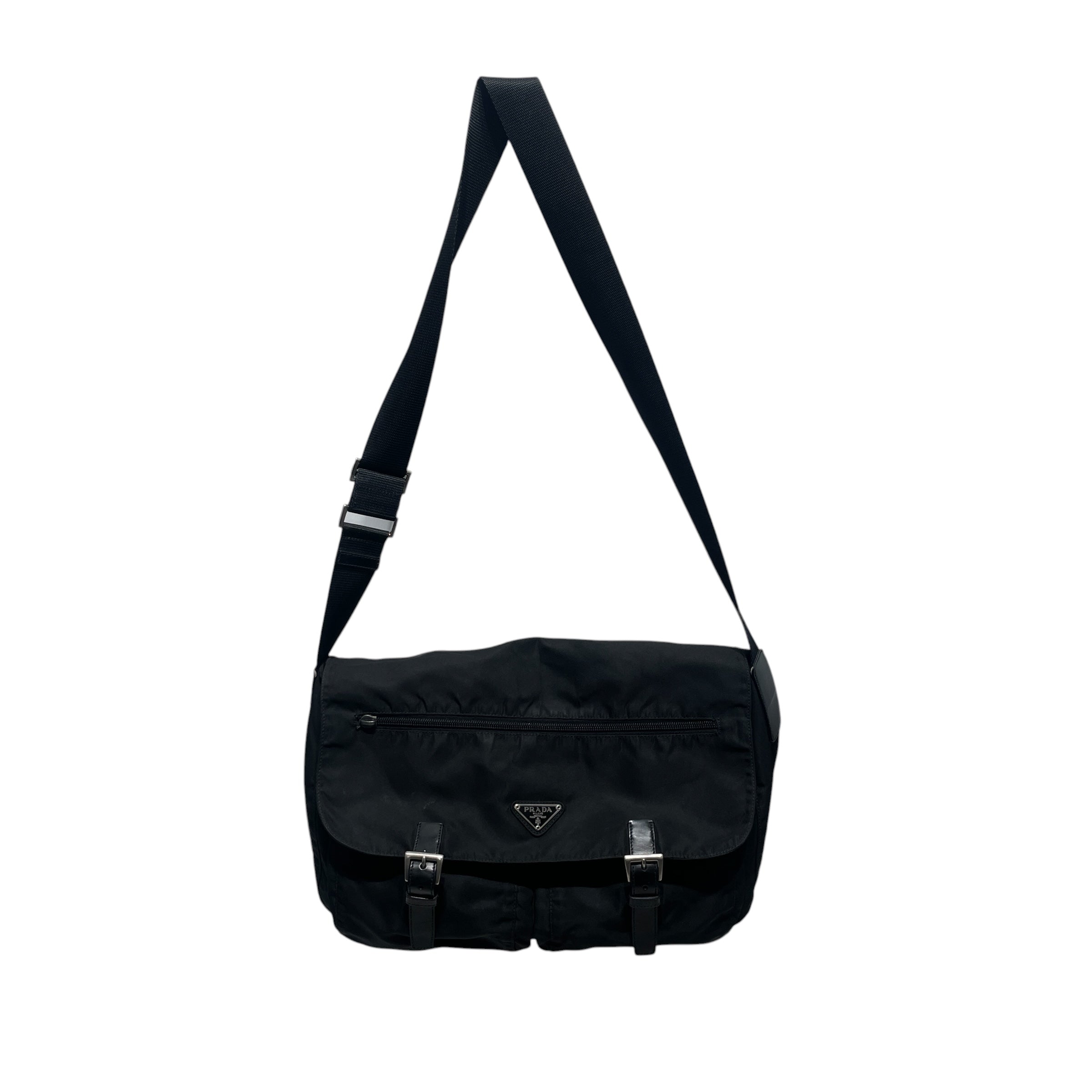 PRADA/Hand Bag/Nylon/BLK/PRADA NYLON BAG view 1