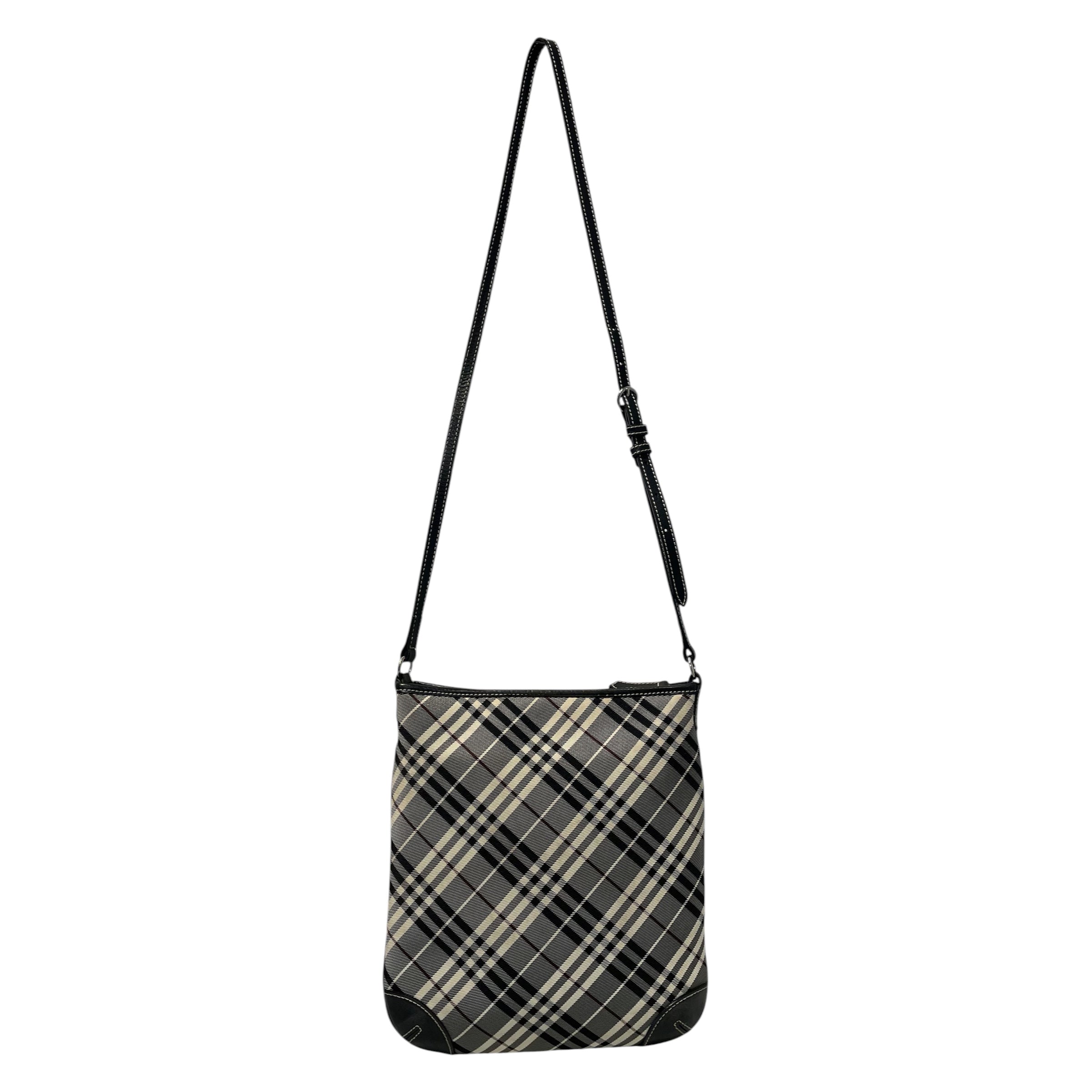 BURBERRY BLUE LABEL/Cross Body Bag/All Over Print/Leather/GRY/ view 1
