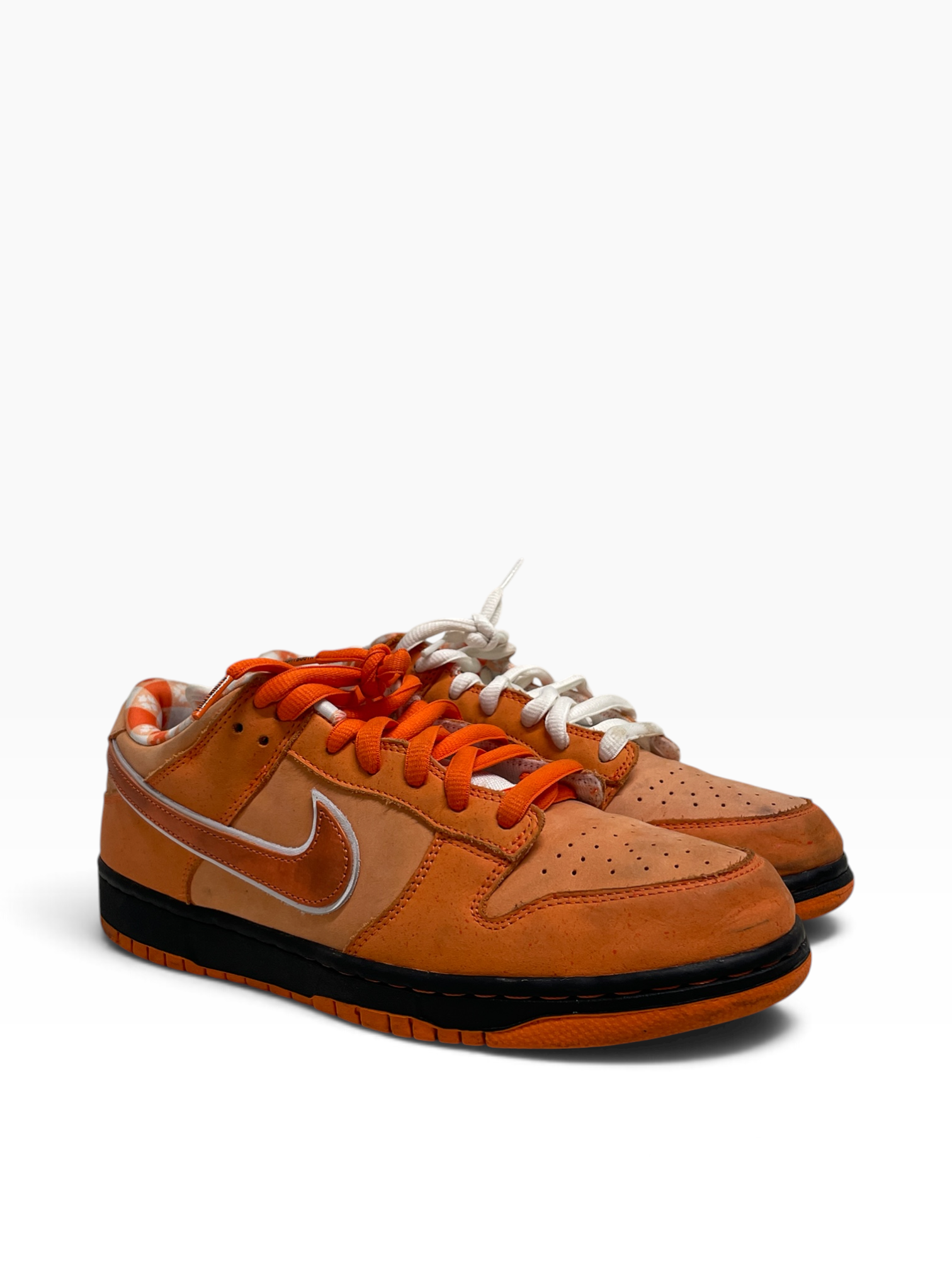 NIKE SB/Low-Sneakers/US 10/Suede/ORN/orange clover insoles view 1