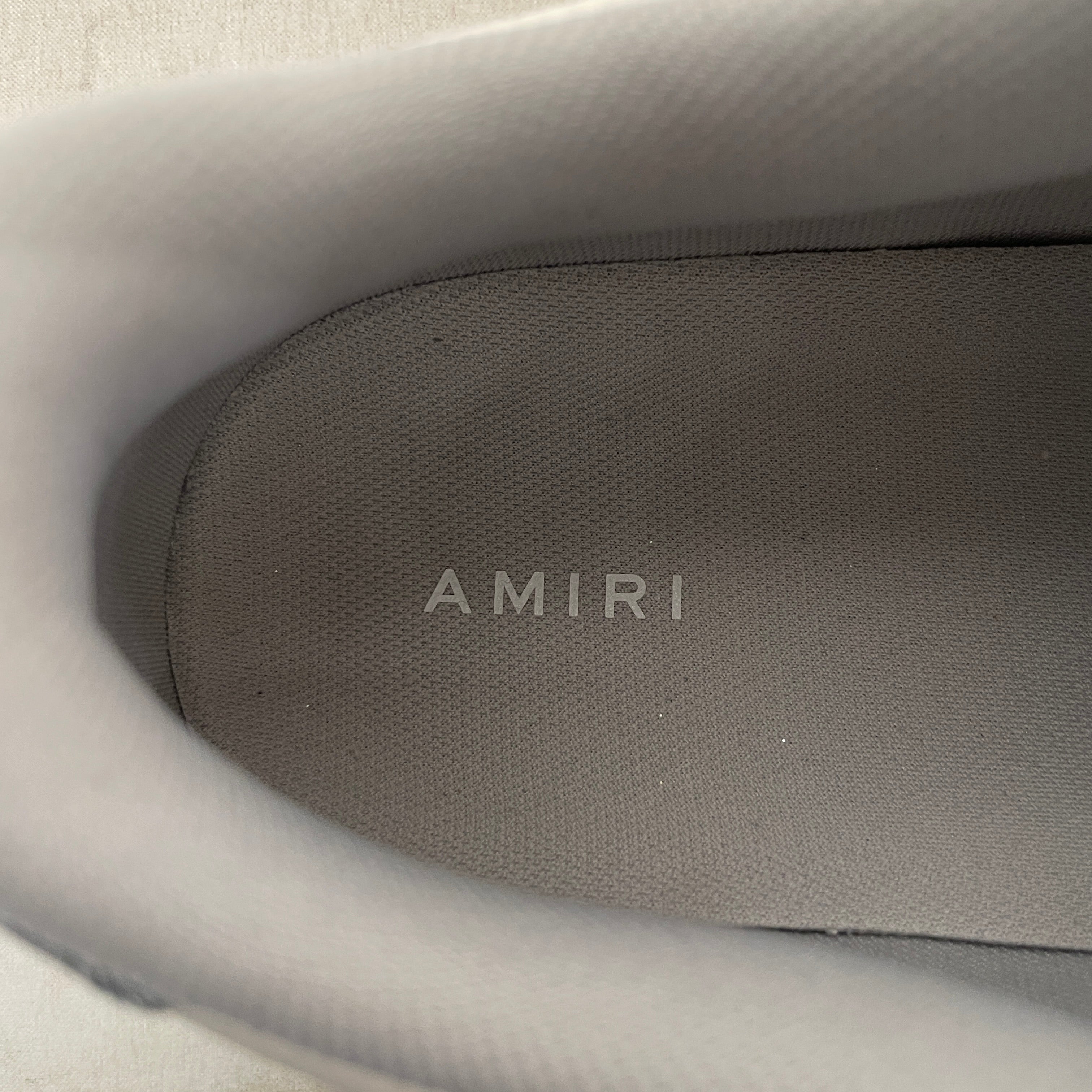 AMIRI/Low-Sneakers/EU 44/Acrylic/SLV/ view 3