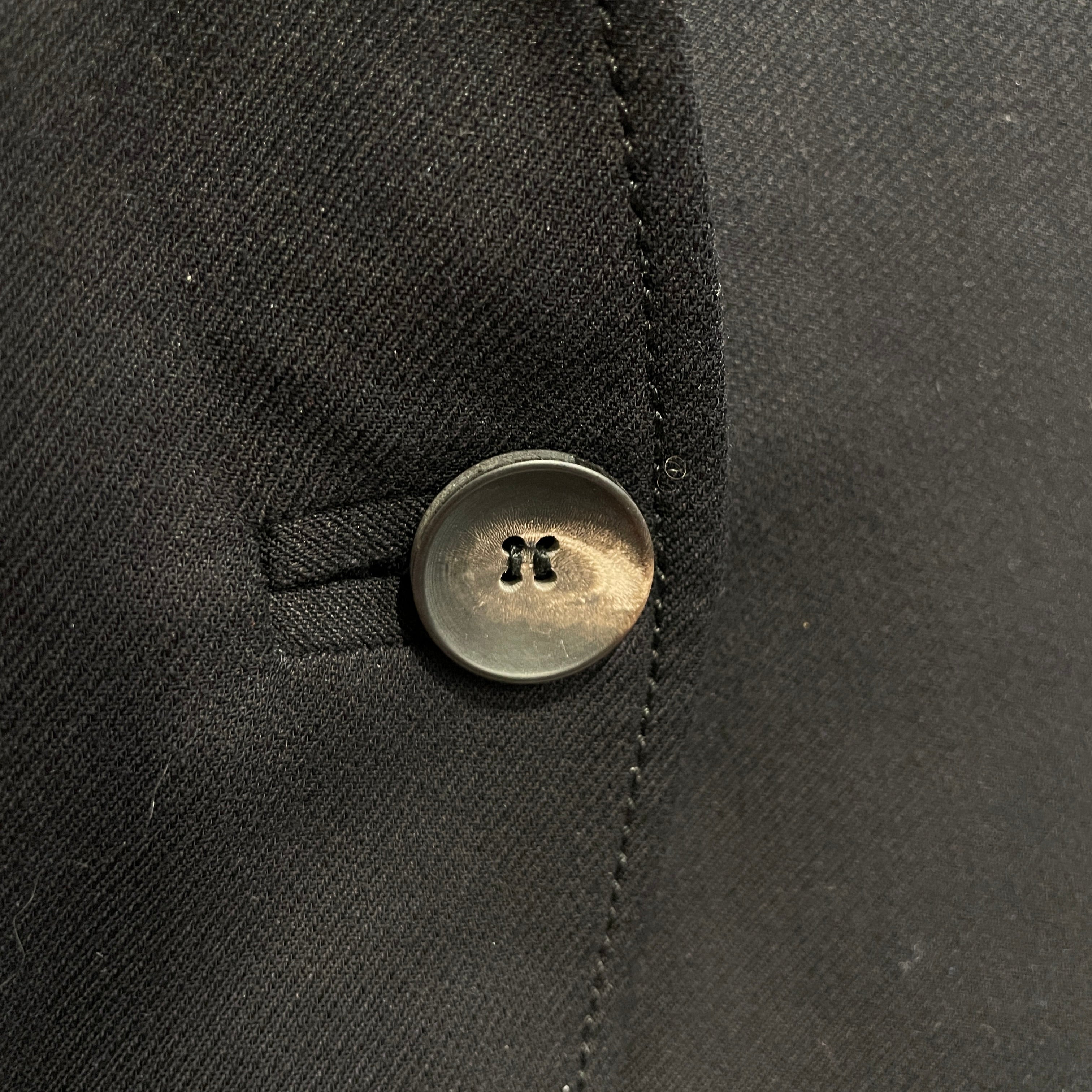 Helmut Lang/Tailored Jkt/2/Polyester/BLK/INVERTED COLLAR SINGLE BUTTON view 5