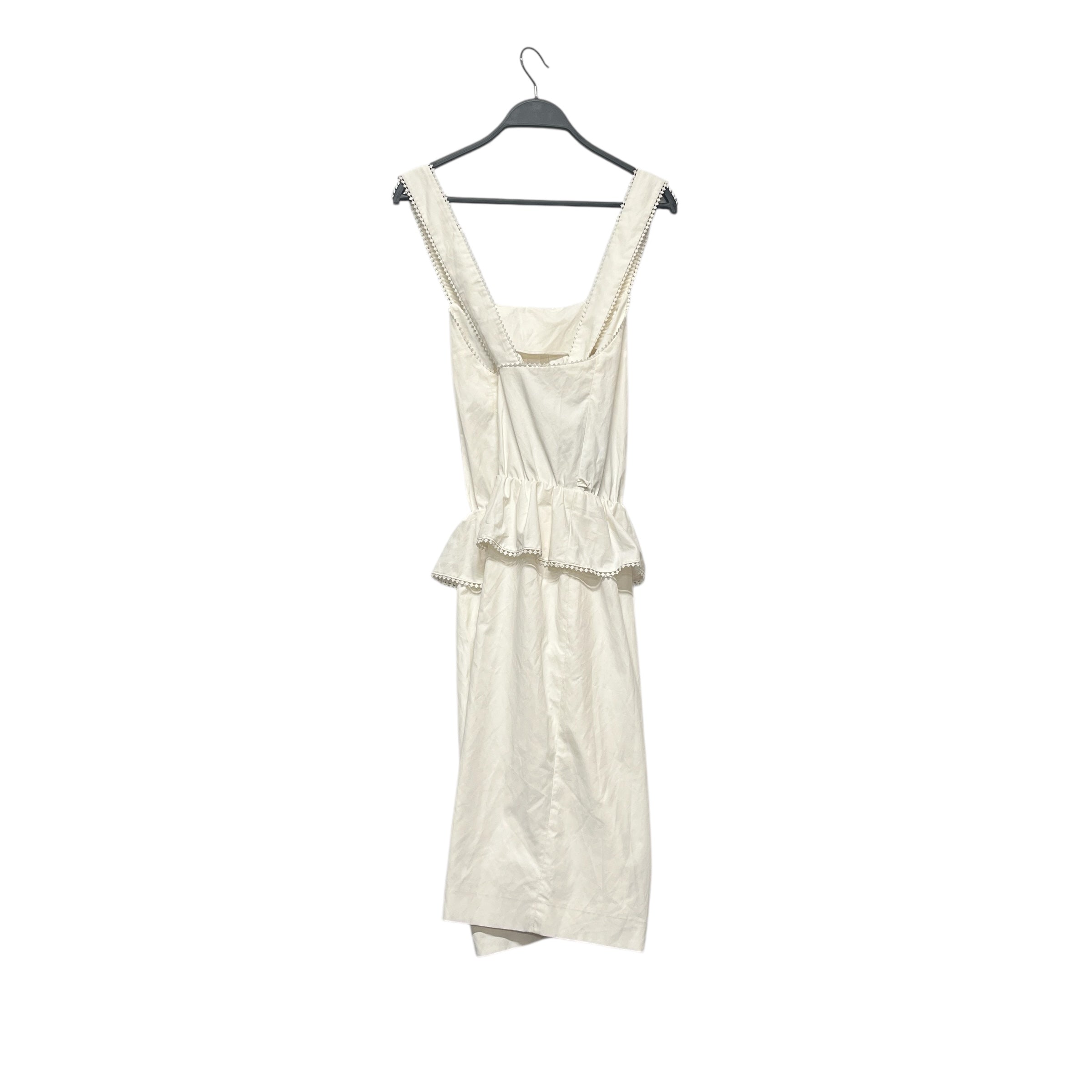 roberto cavalli/SL Dress/42/Cotton/WHT/LACE LINING view 2