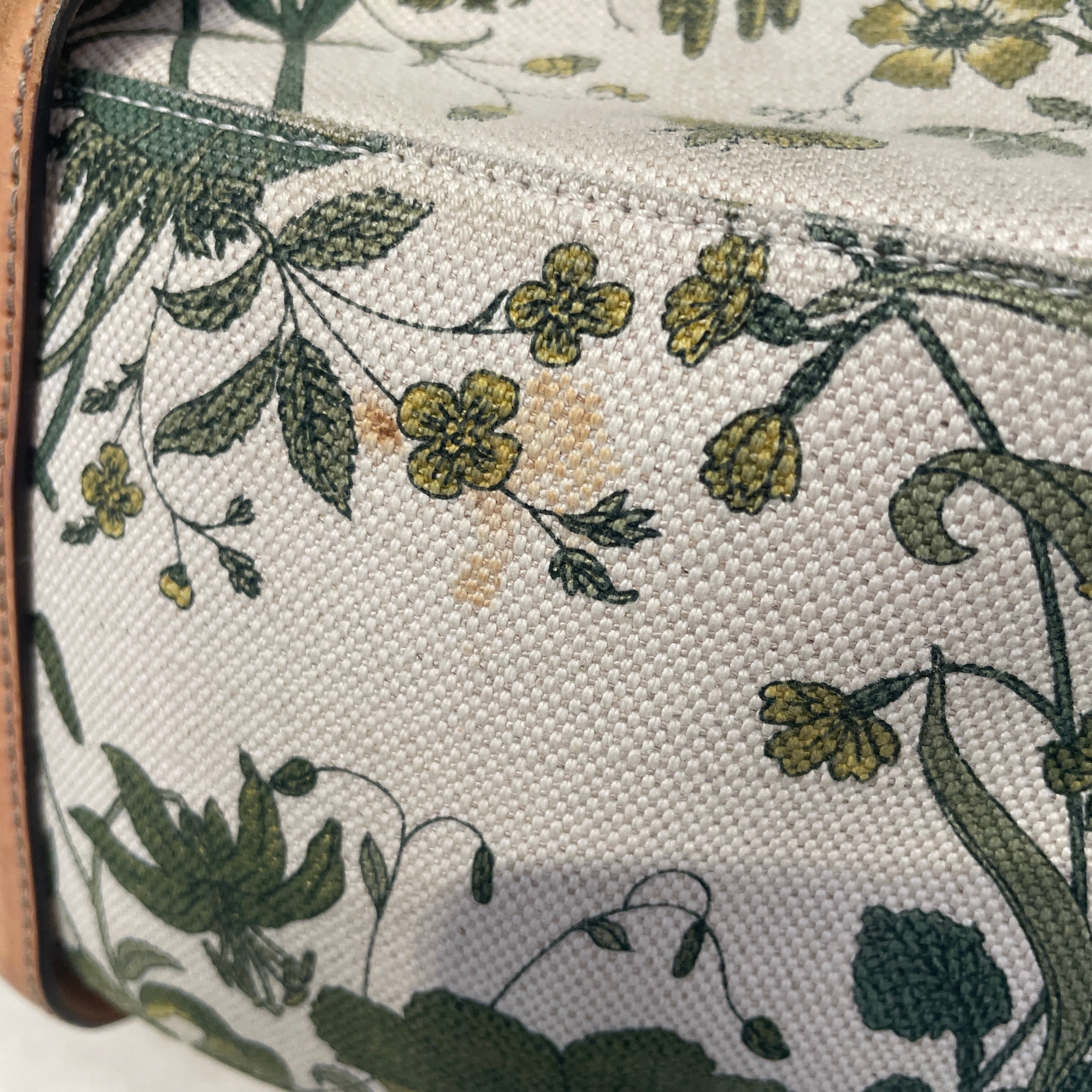 GUCCI/Hand Bag/Floral Pattern/Cotton/GRN/Flora Pelham view 7