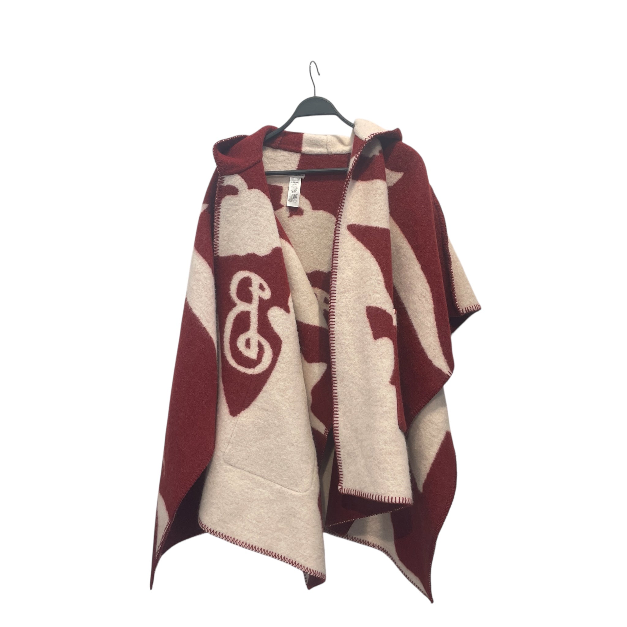 BURBERRY/Coat/All Over Print/RED/EKD Blanket Jacket view 1