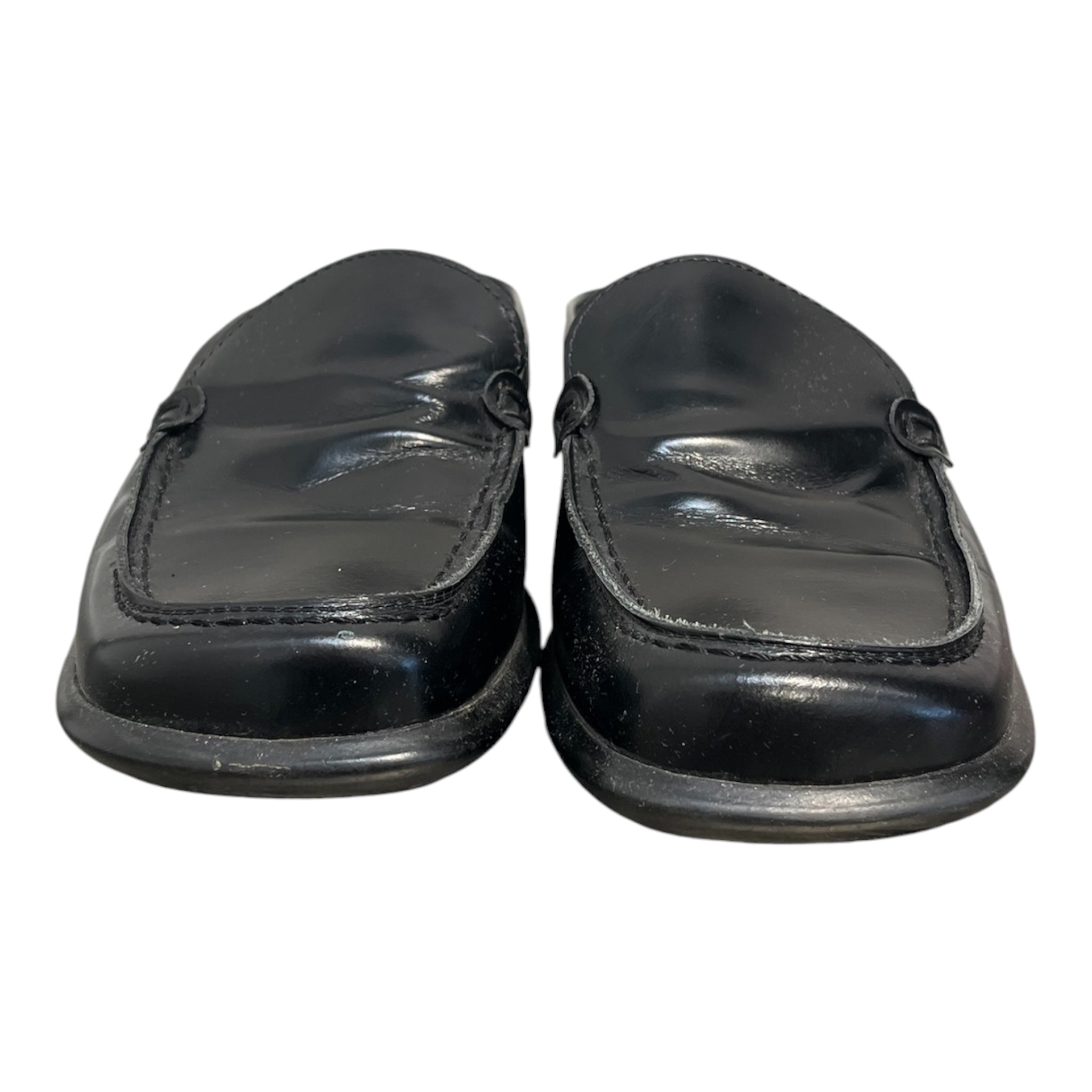 COACH/Loafers/US 7.5/Leather/BLK/BLACK LEATHER LOAFERS view 2