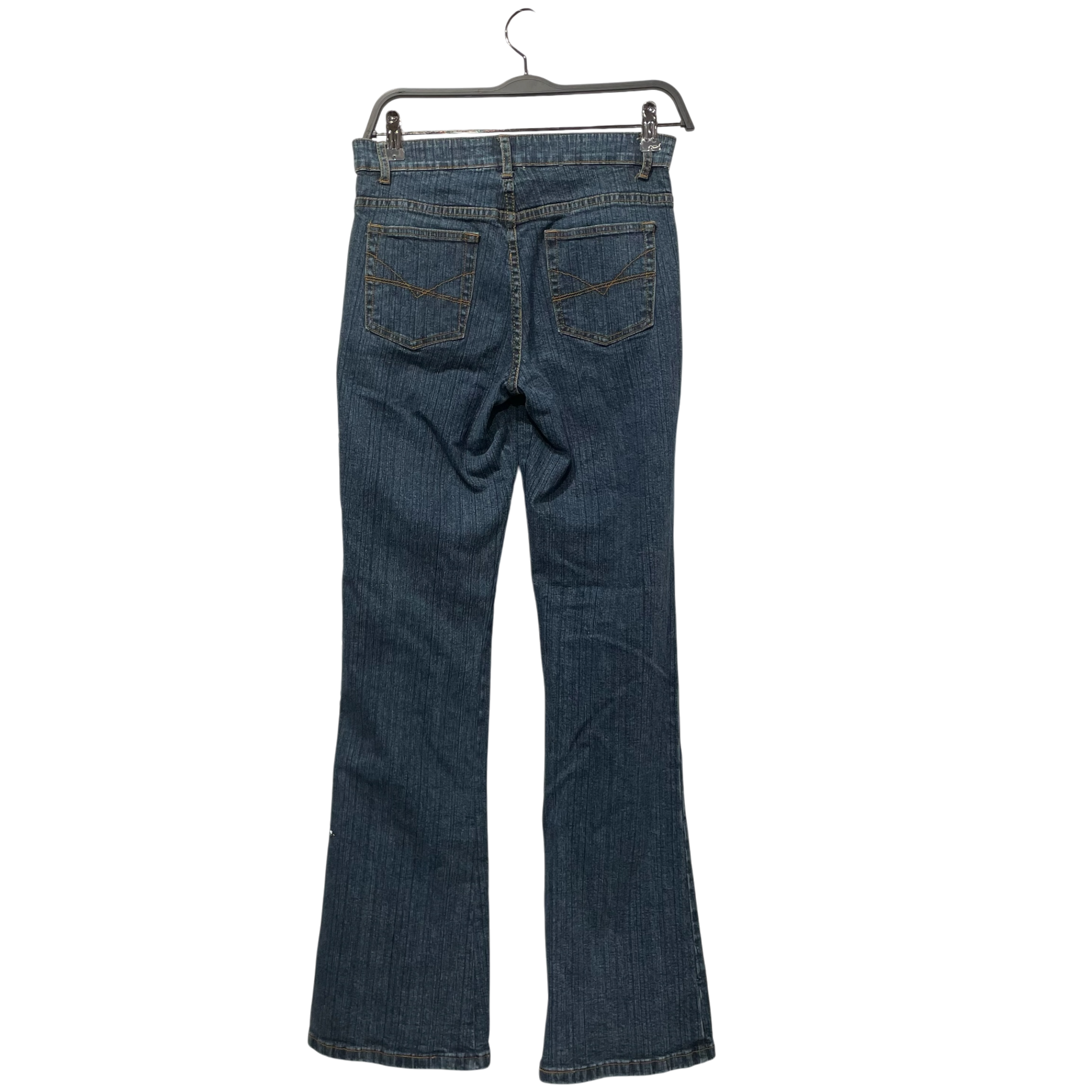 CACHE/Wide Leg Pants/0/Stripe/Denim/BLU/FLOWER EMBROIDERY view 2