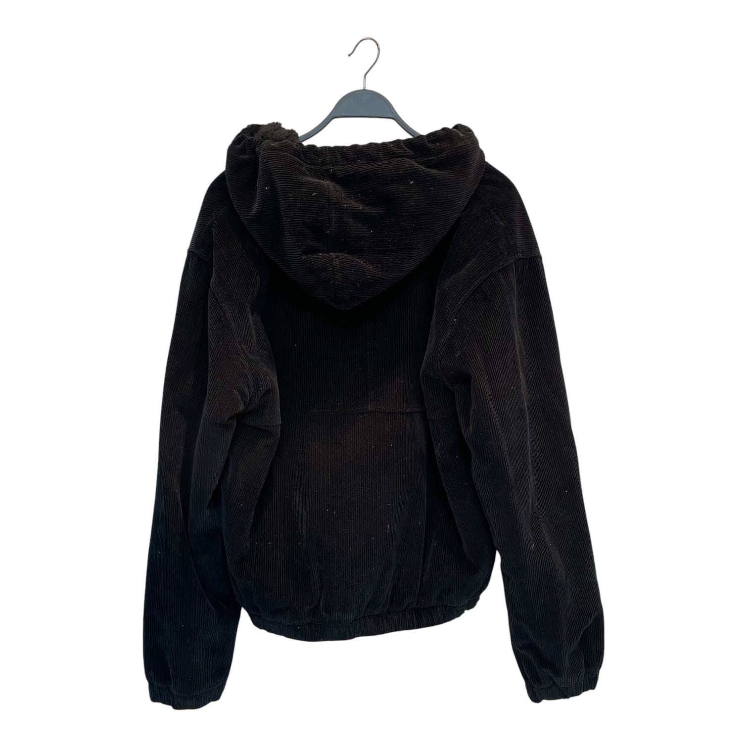 STUSSY/Jacket/L/Corduroy/BLK/FUZZY INSIDE/ALL BLACK view 2