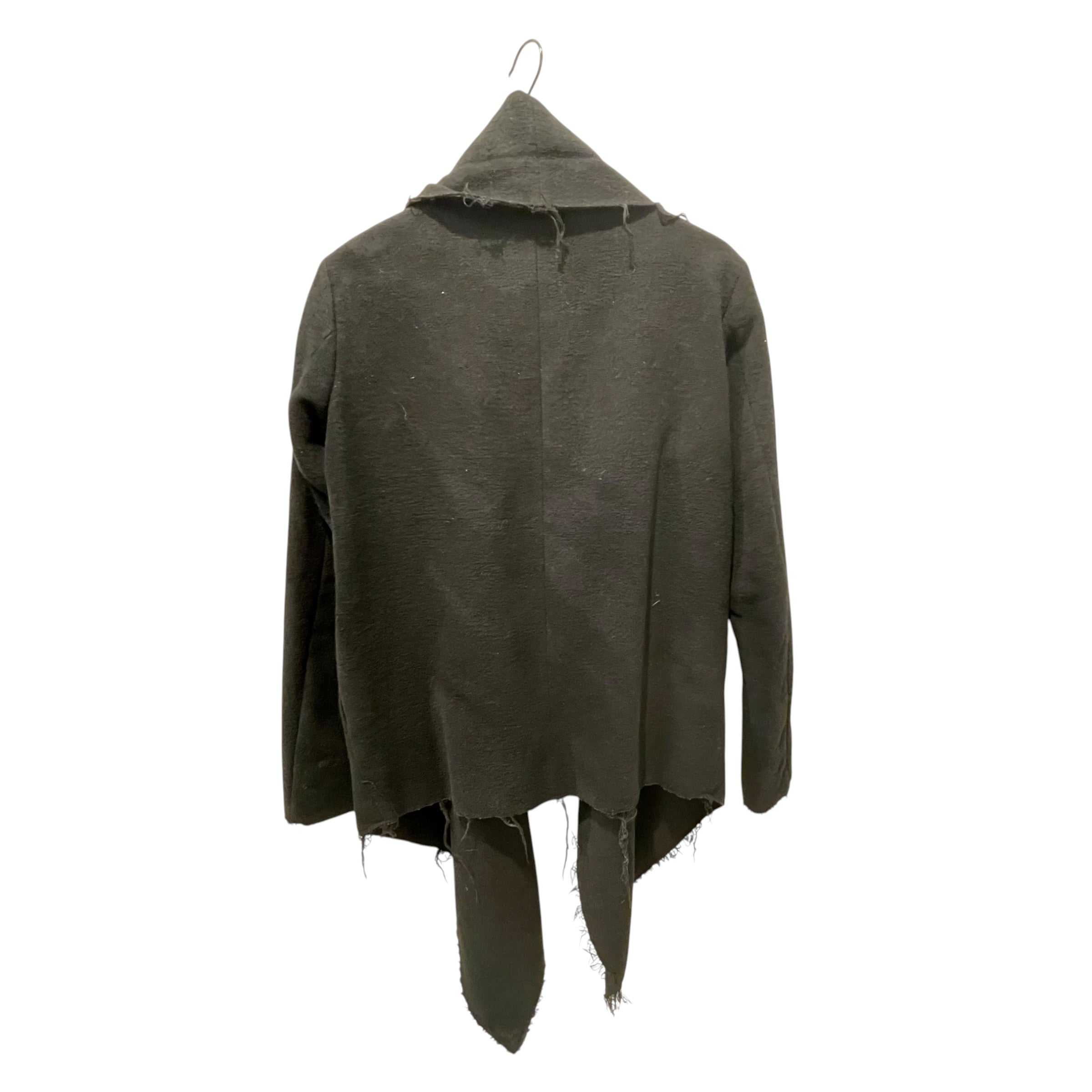 DIRAIN/Jacket/2/Wool/BLK/ASYM BTM view 2