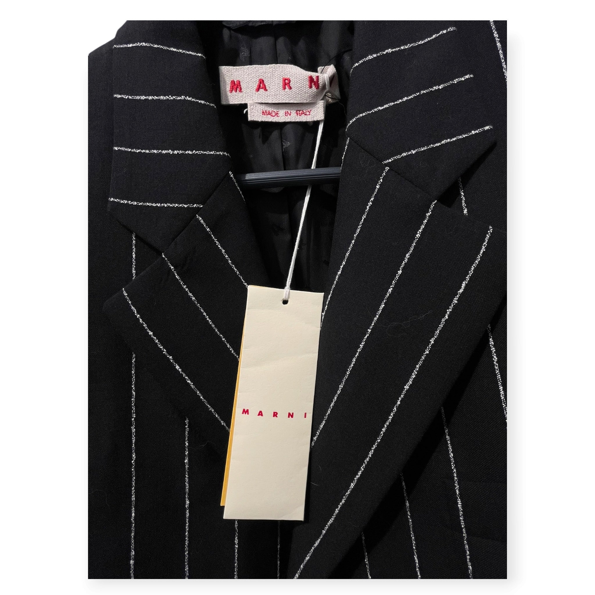 MARNI/Suits/50/Stripe/Wool/BLK/PINSTRIPE MARNI SUIT SET view 5