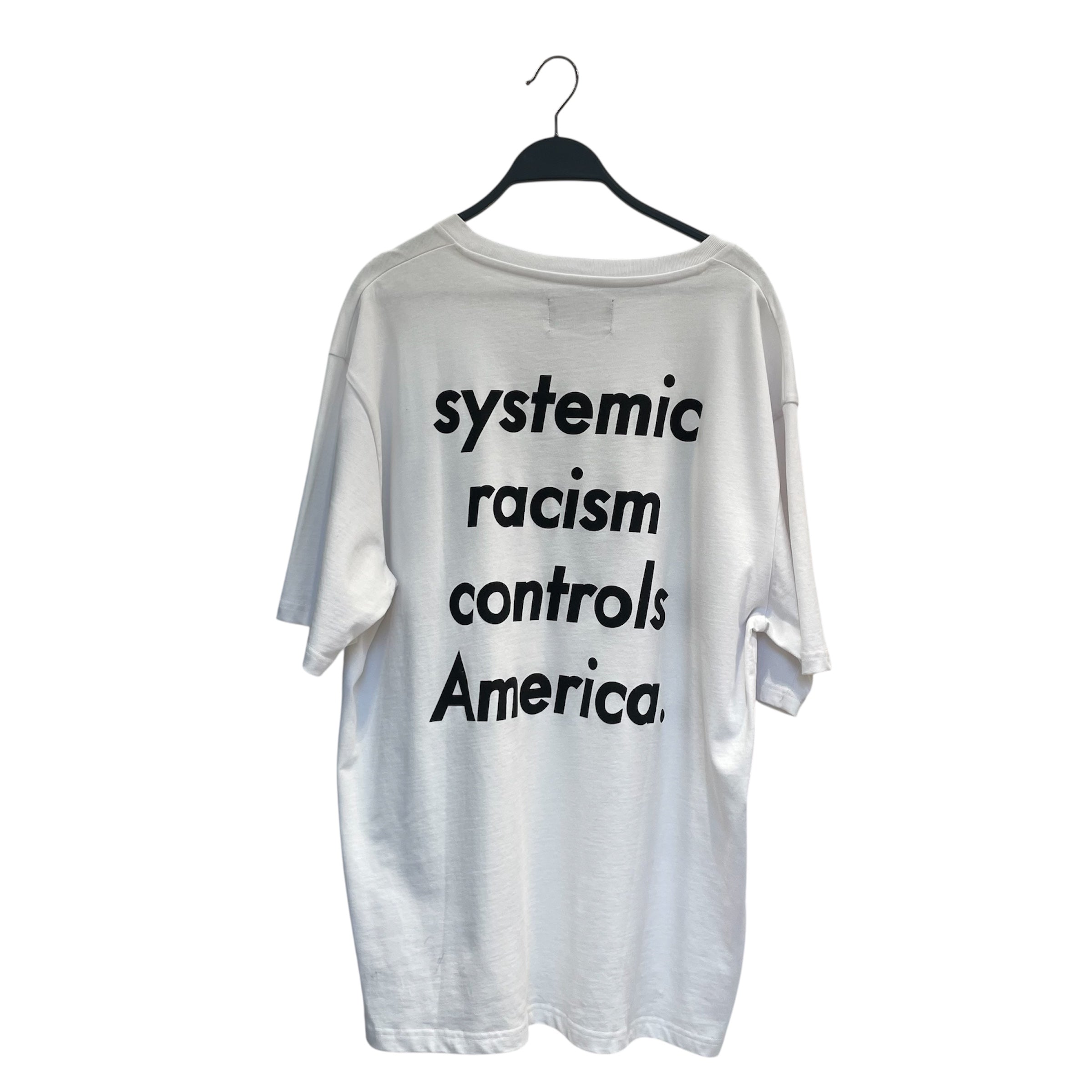 DENIM TEARS/T-Shirt/XXL/Cotton/WHT/"CONTROLS AMERICA" BCK PRINT view 2