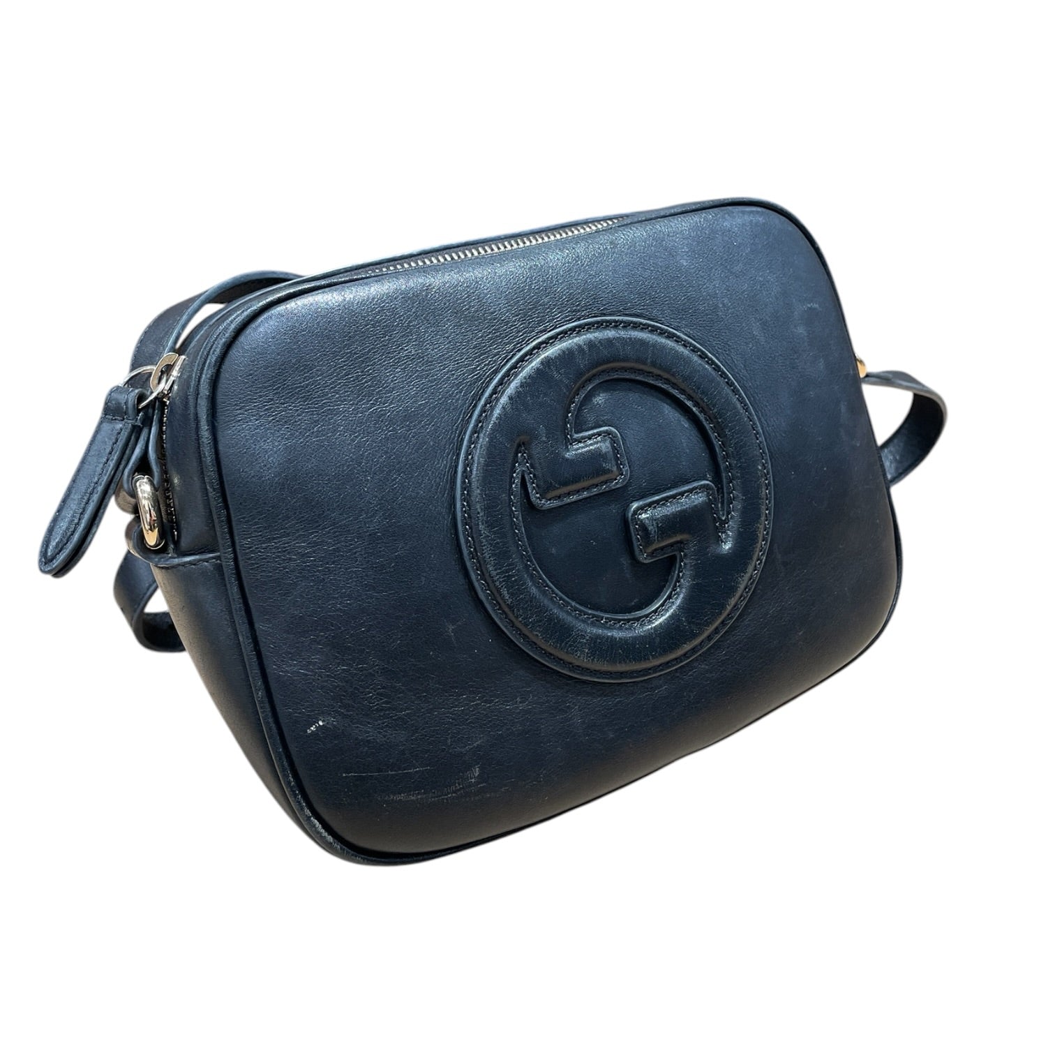 GUCCI/Cross Body Bag/Leather/BLK/Blondie Mini Camera Bag view 3