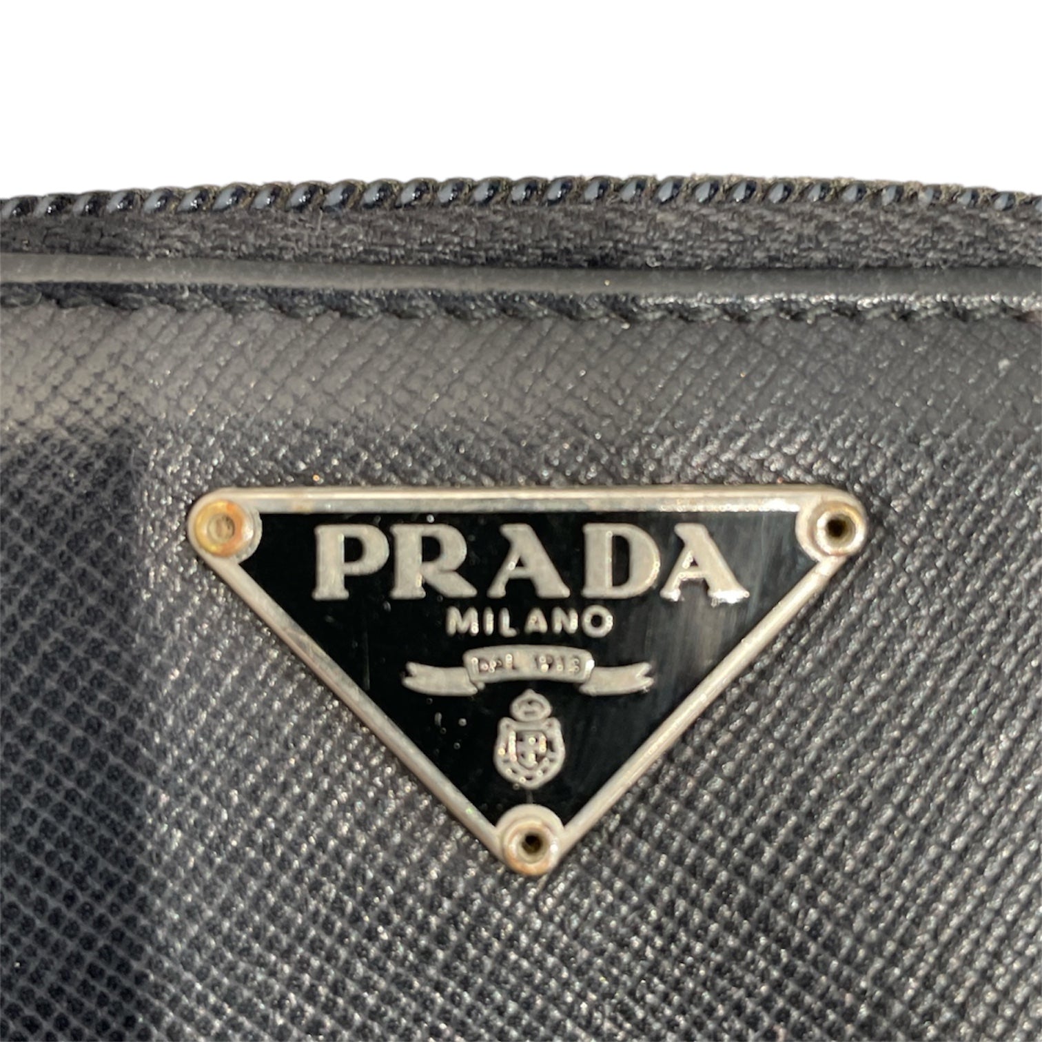 PRADA/Wallet/BLK/SAFFIANO COMPACT WALLET view 3