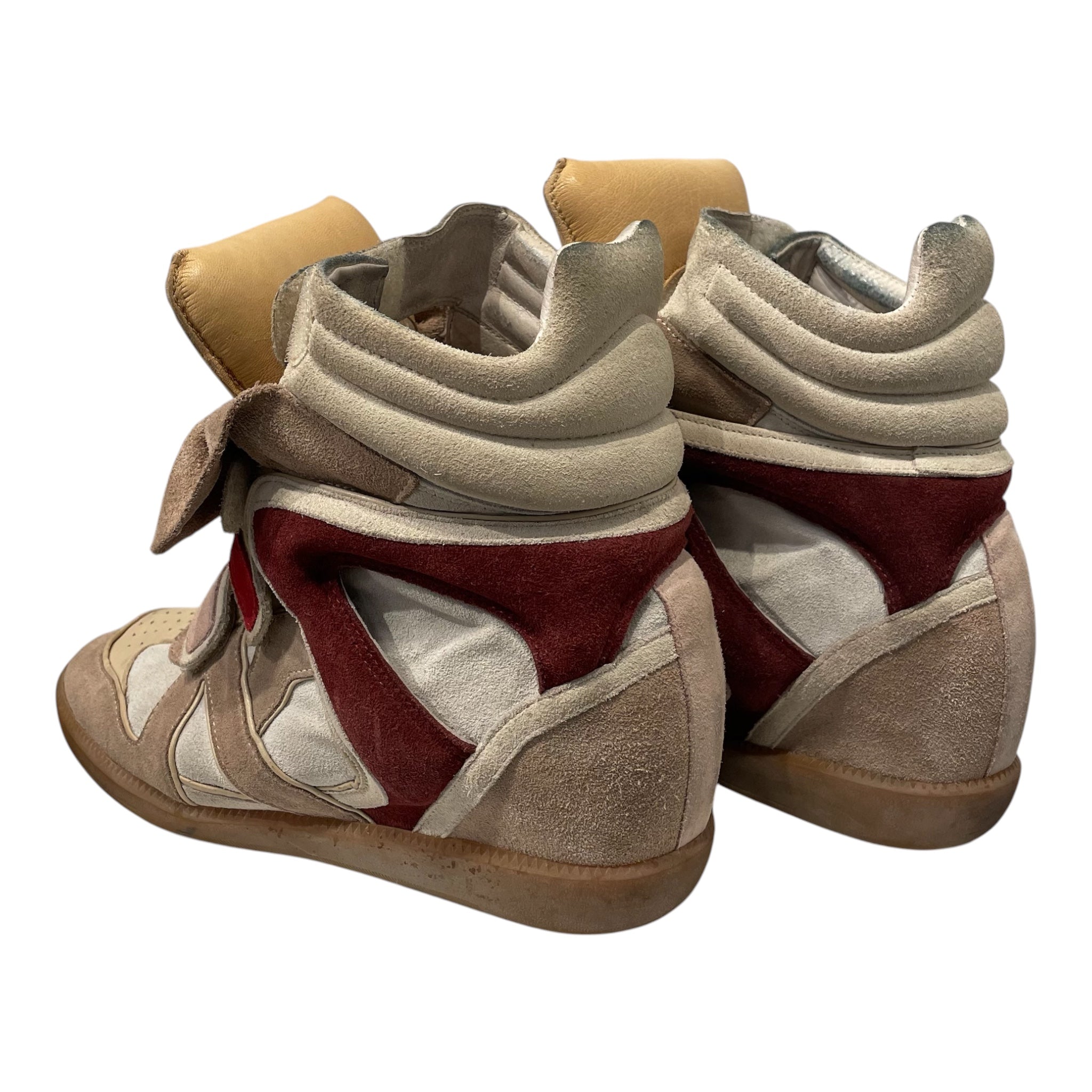 ISABEL MARANT/Hi-Sneakers/EU 40/Cotton/BEG/WEDGE SNEAKER view 2