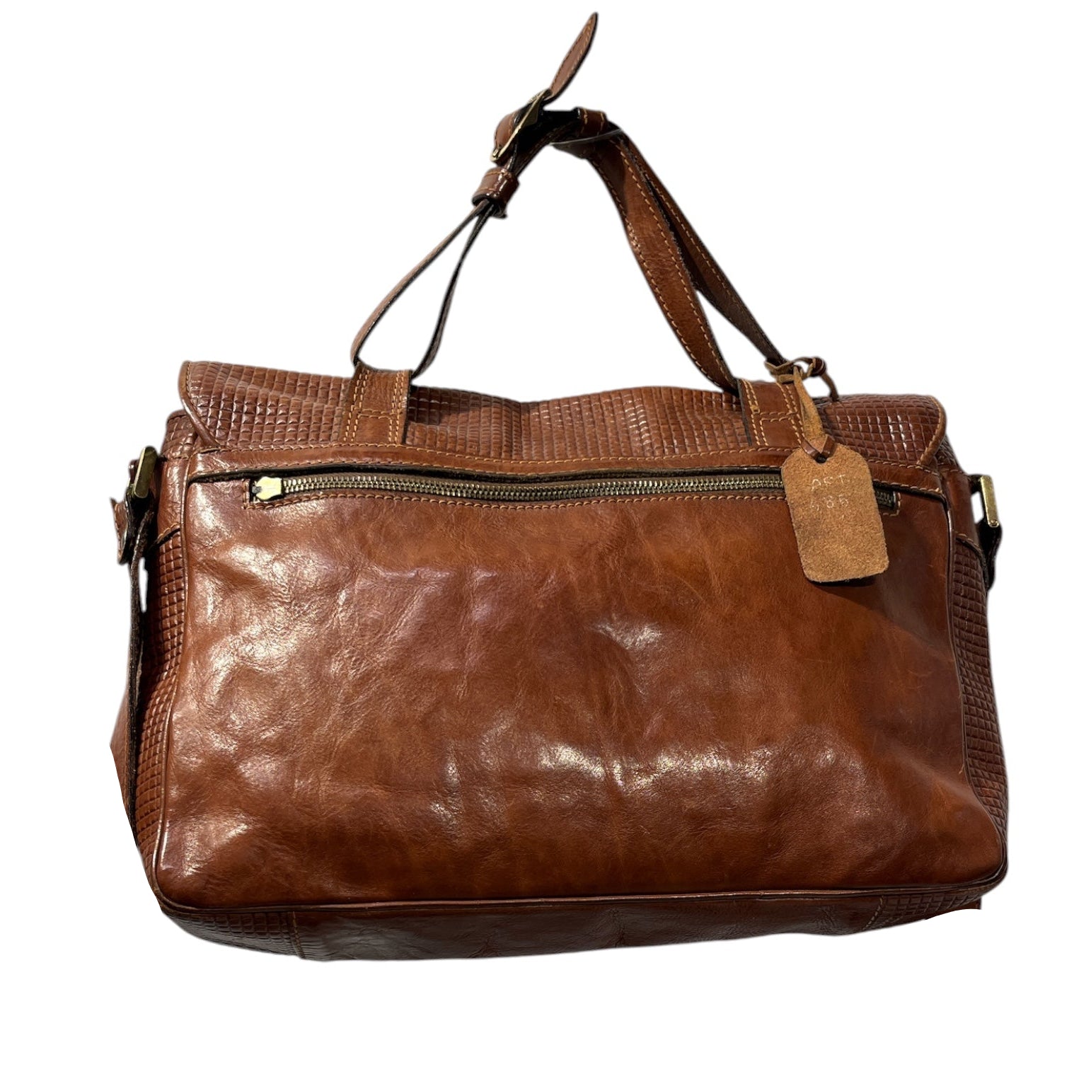 BELTRAM/Cross Body Bag/Leather/BRW/BRASS DETAIL view 2