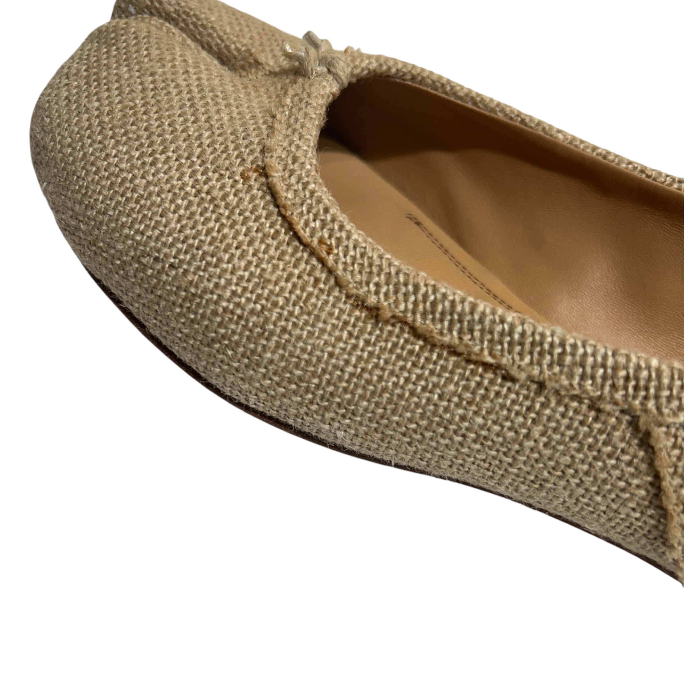 Maison Margiela/Flat Shoes/US 6/Tweed/BEG/Tabi Tweed Flats view 6