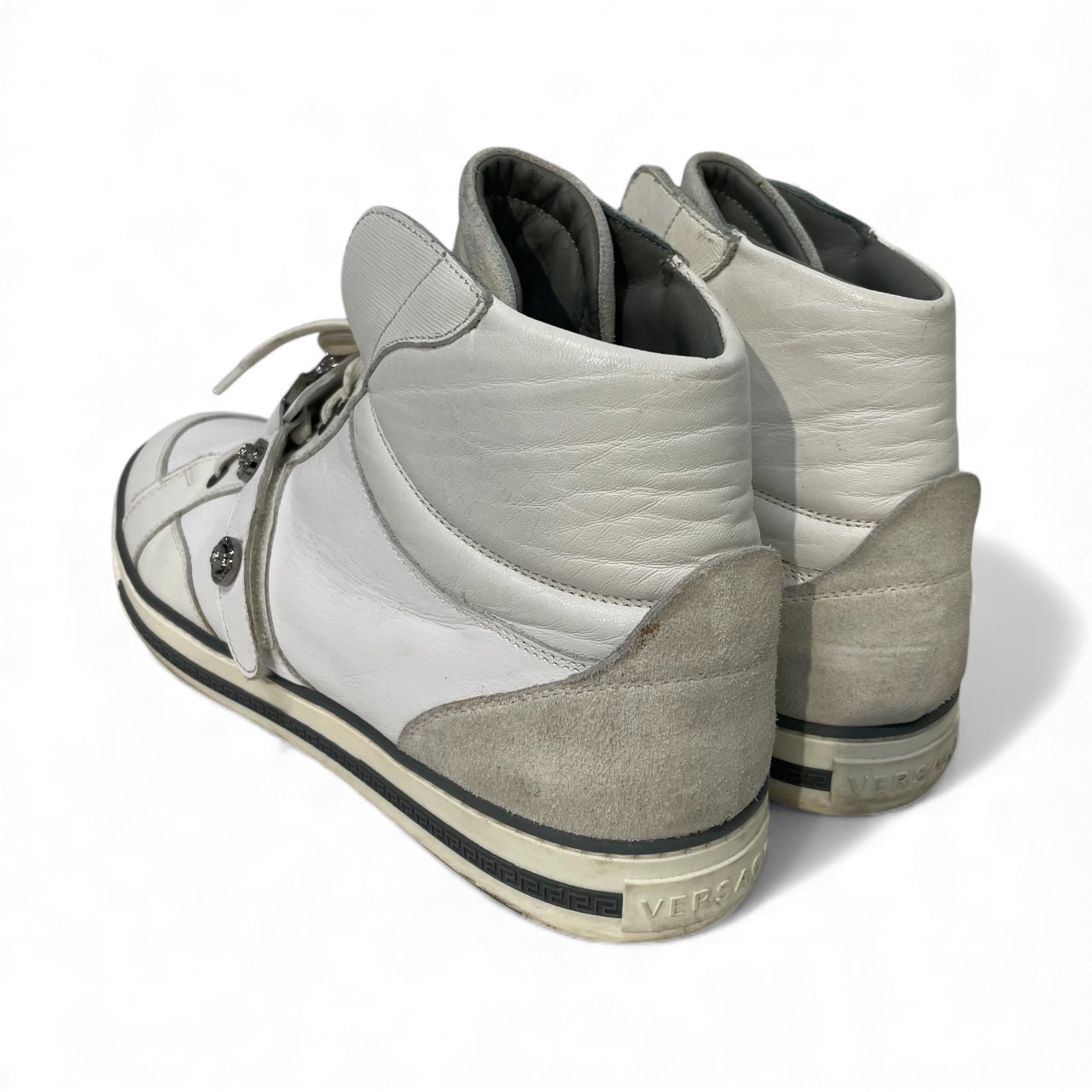 VERSACE/Hi-Sneakers/EU 44/Leather/WHT/`````````````````````````````` view 2