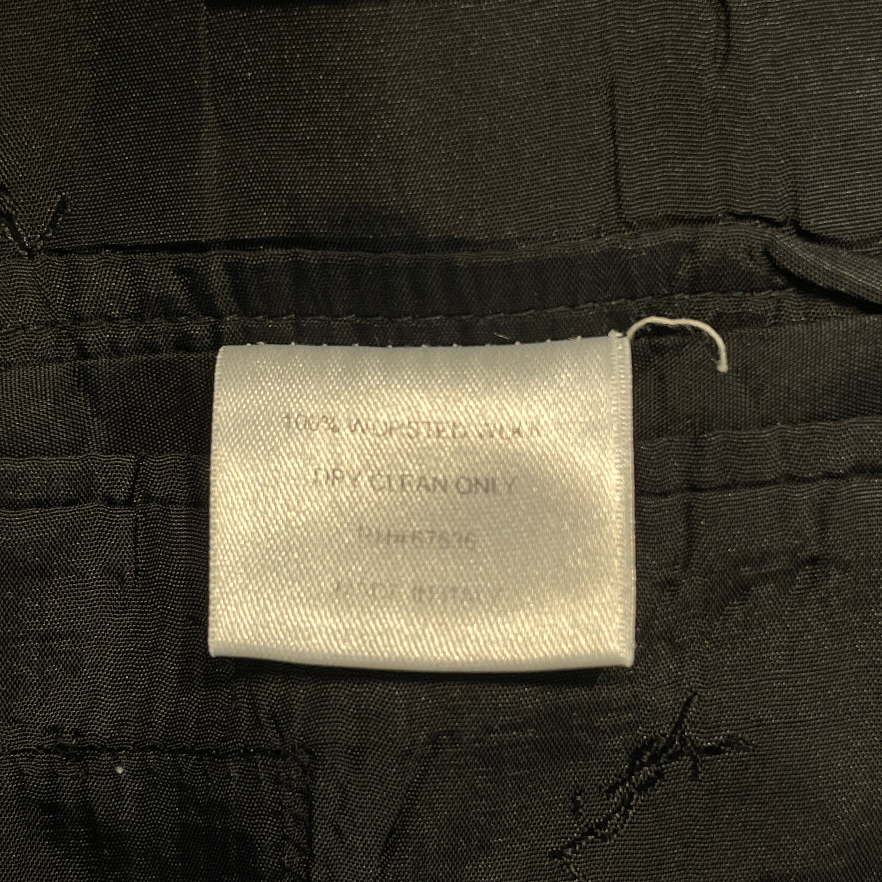 YVES SAINT LAURENT/Jacket/Wool/BLK/Stripe/Pinstripe Blazer view 5