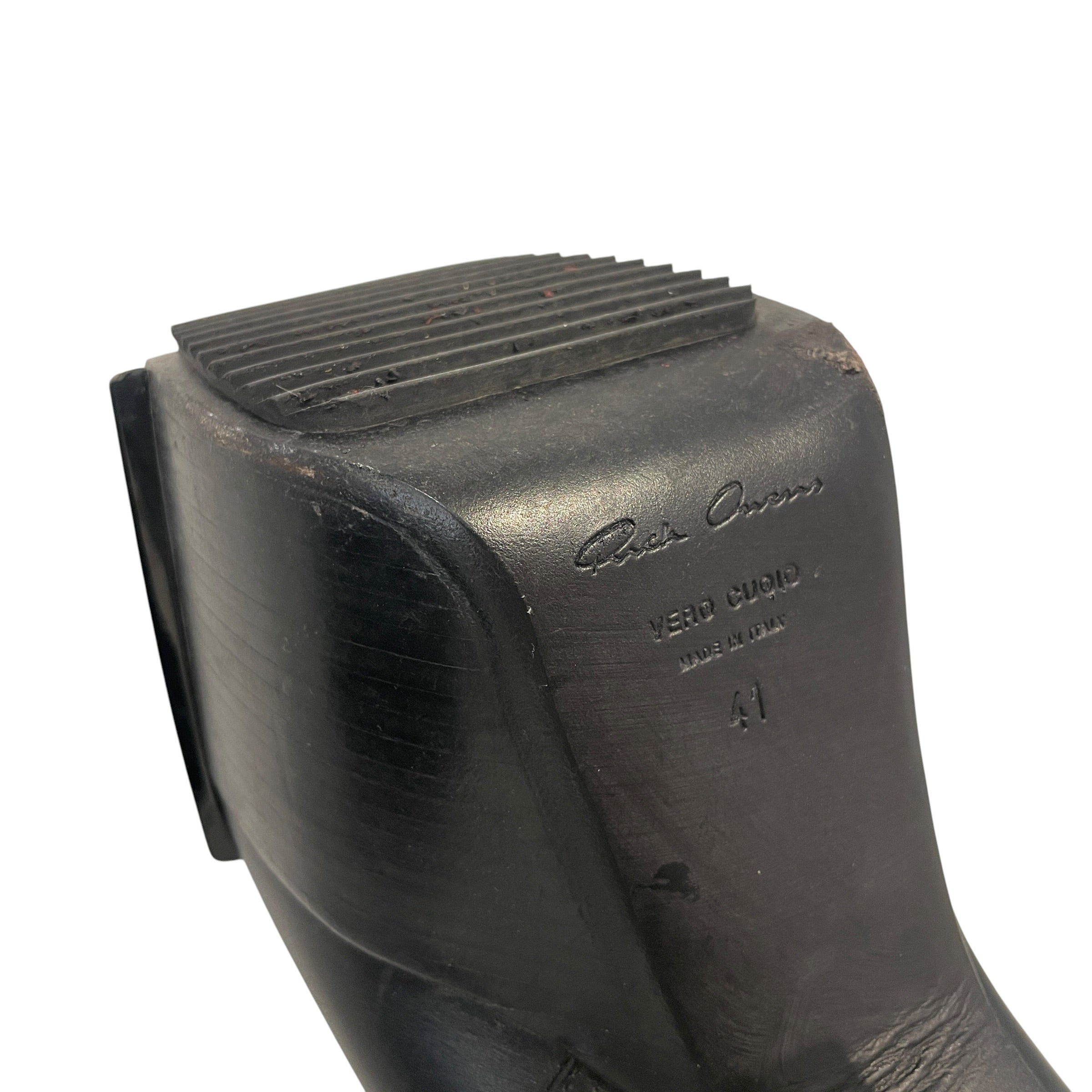Rick Owens/Boots/EU 41/Leather/BLK/KISS BOOTS FOGPOCKET view 7