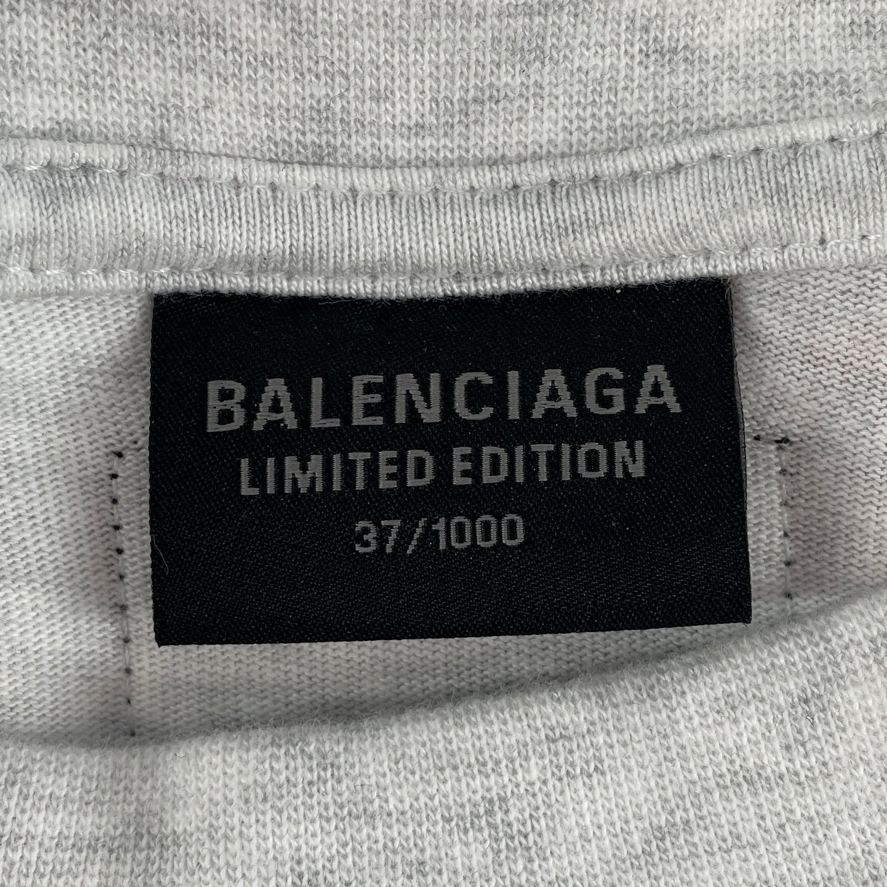 BALENCIAGA/T-Shirt/1/Cotton/GRY/2023 ARCHIVE 37/1000 view 3