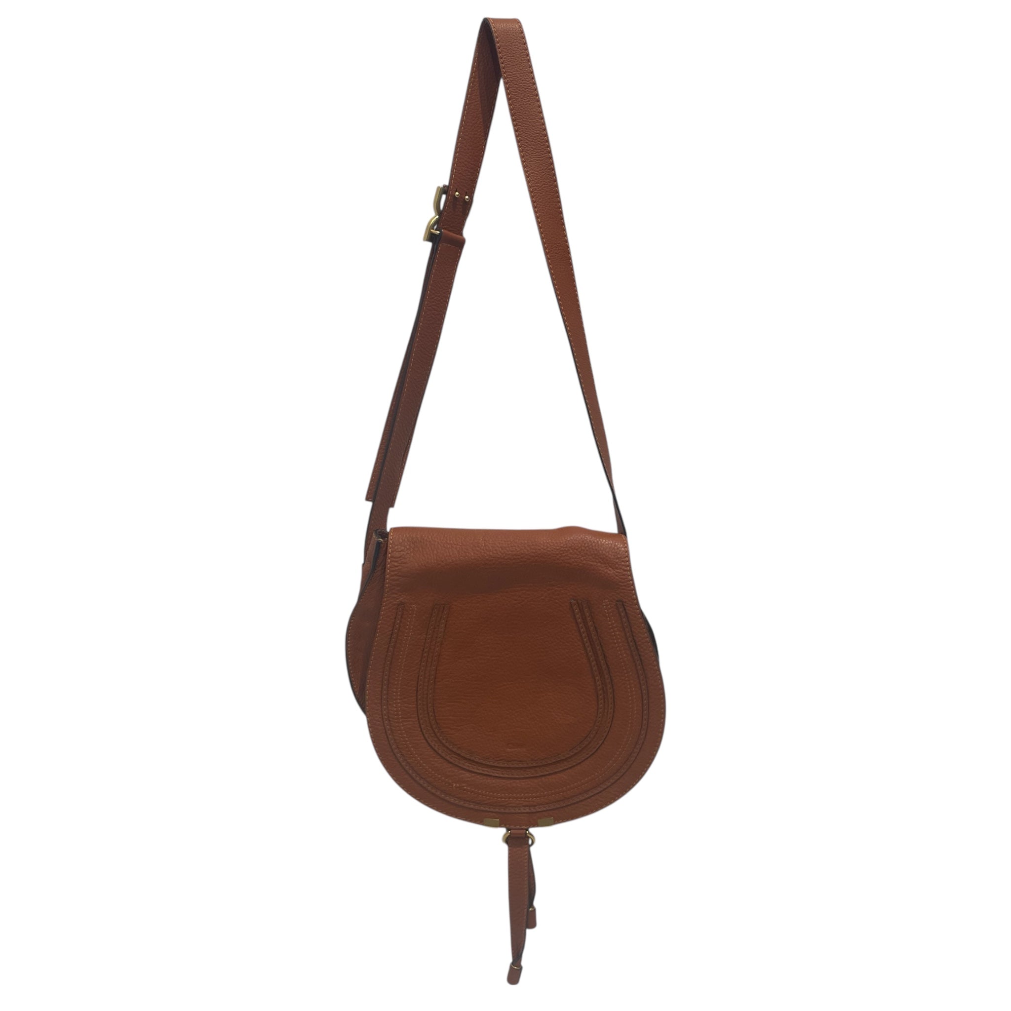 Chloe/Bag/Leather/BRW/Marcie Bag view 1