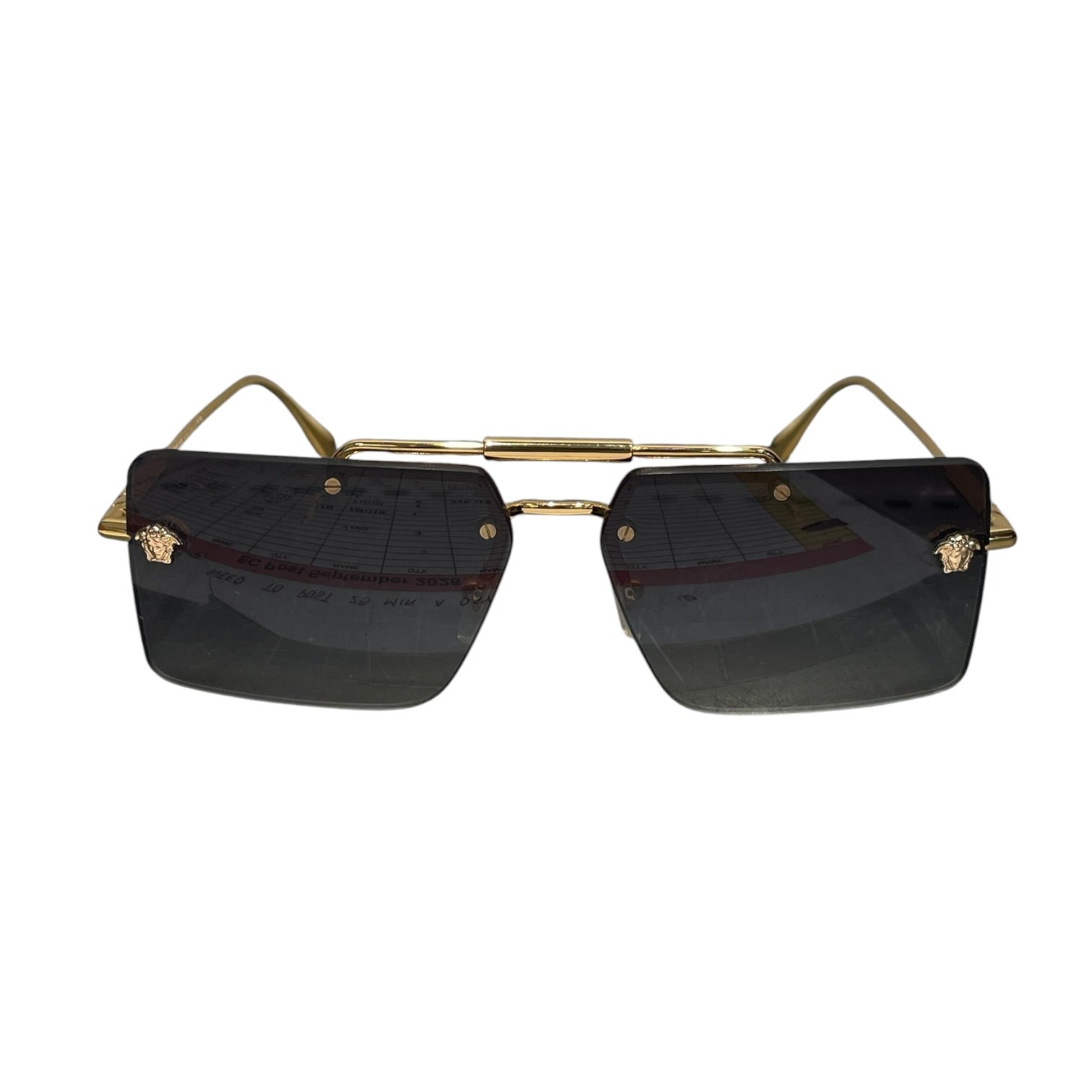 VERSACE/Sunglasses/Metal/GLD/Rimless/L's/MOD 2245 Gold Frame view 1
