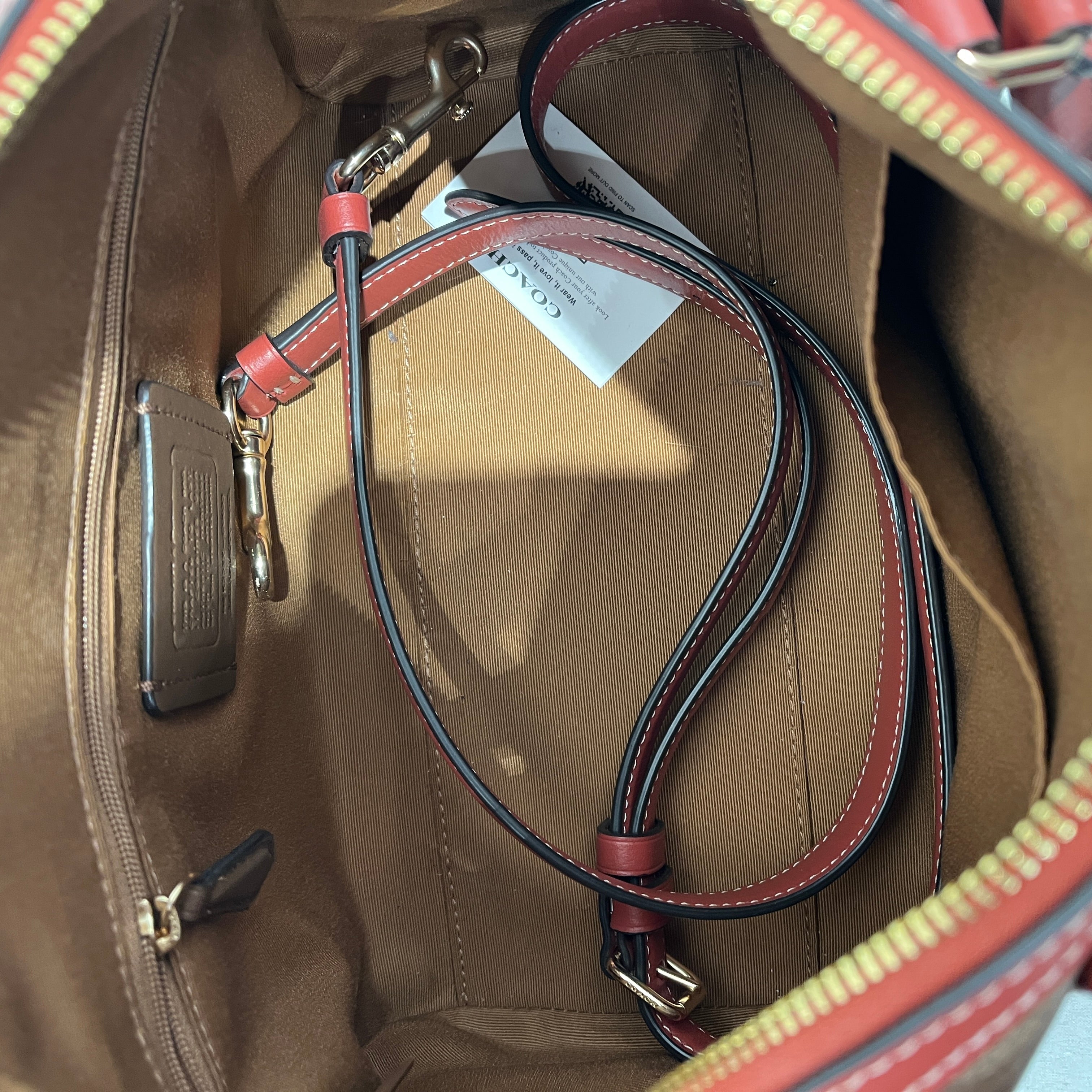 COACH/Bag/All Over Print/Leather/BRW/SATCHEL MOUTH PRINT view 11
