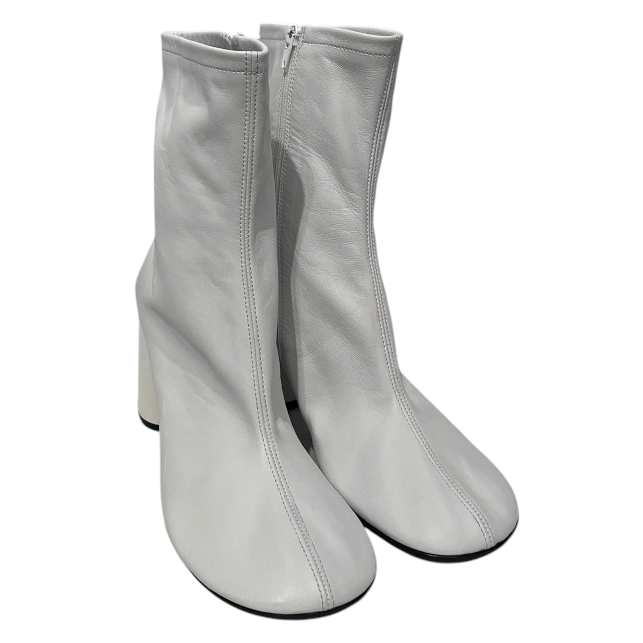 BALENCIAGA/Boots/EU 41/Leather/WHT/ view 1