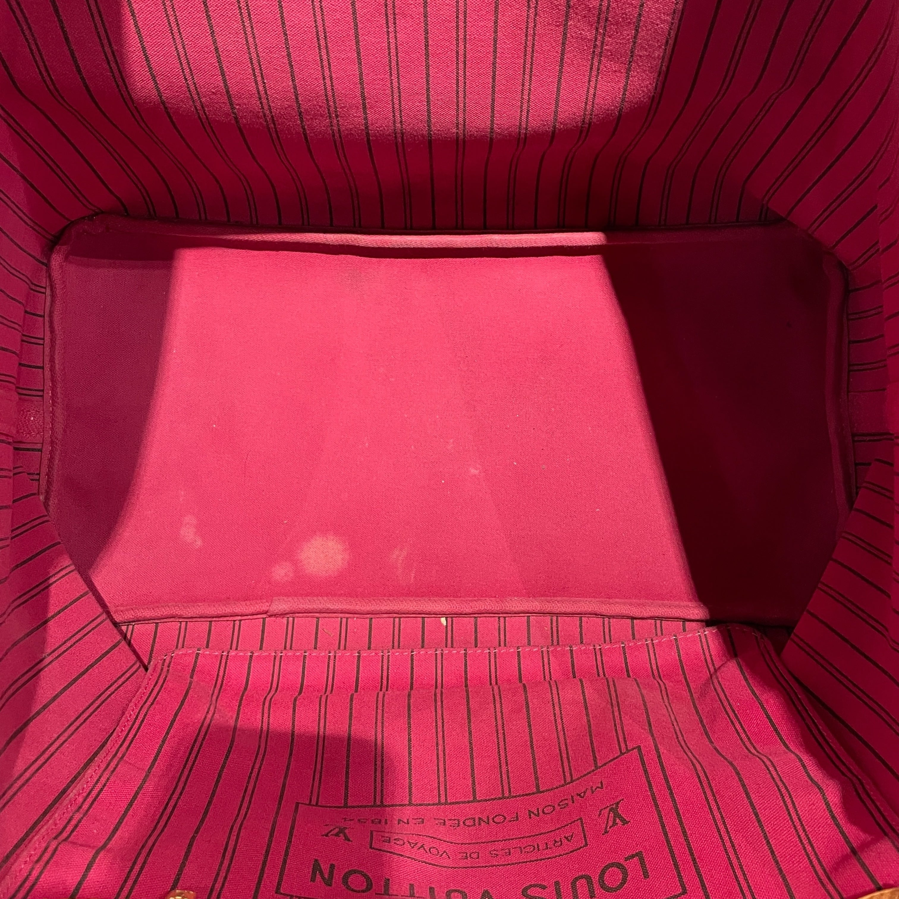 LOUIS VUITTON/Bag/Monogram/Leather/BRW/NEVERFULL view 9