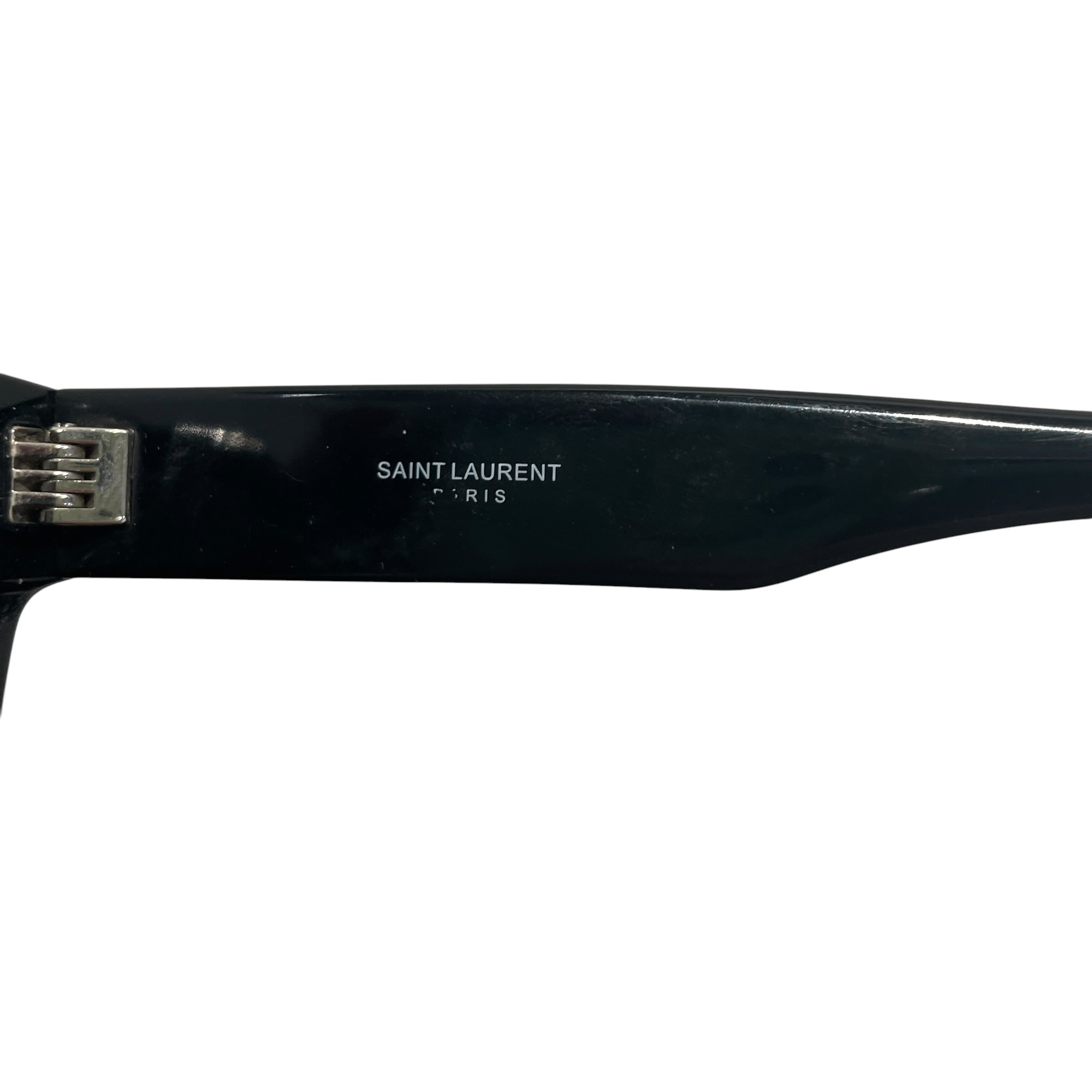 SAINT LAURENT/Sunglasses/Plastic/BLK/SL572 SQUARE FRAME SILVER TRIM view 5