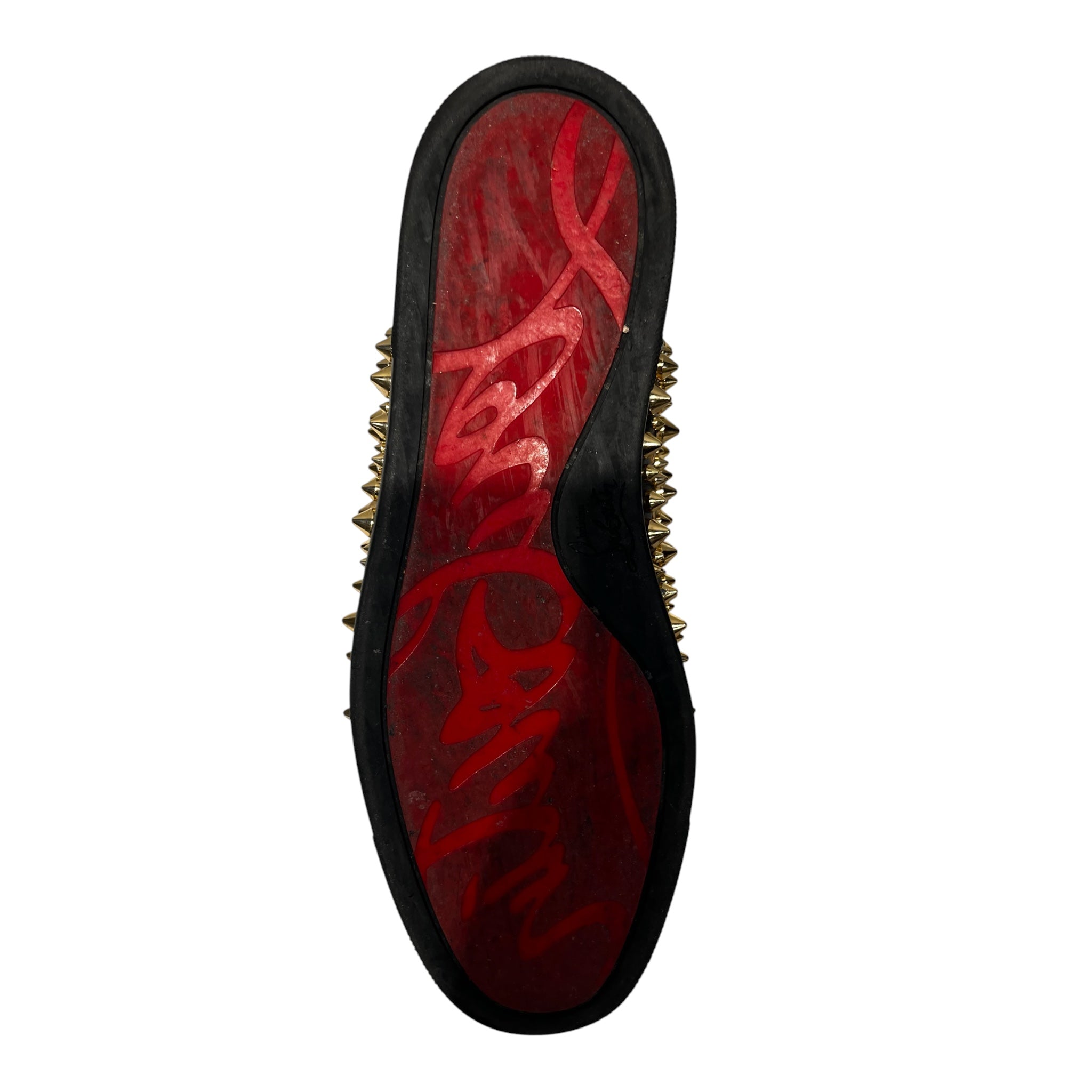 Christian Louboutin/Hi-Sneakers/EU 43.5/All Over Print/Leather/GLD/Spikes view 4