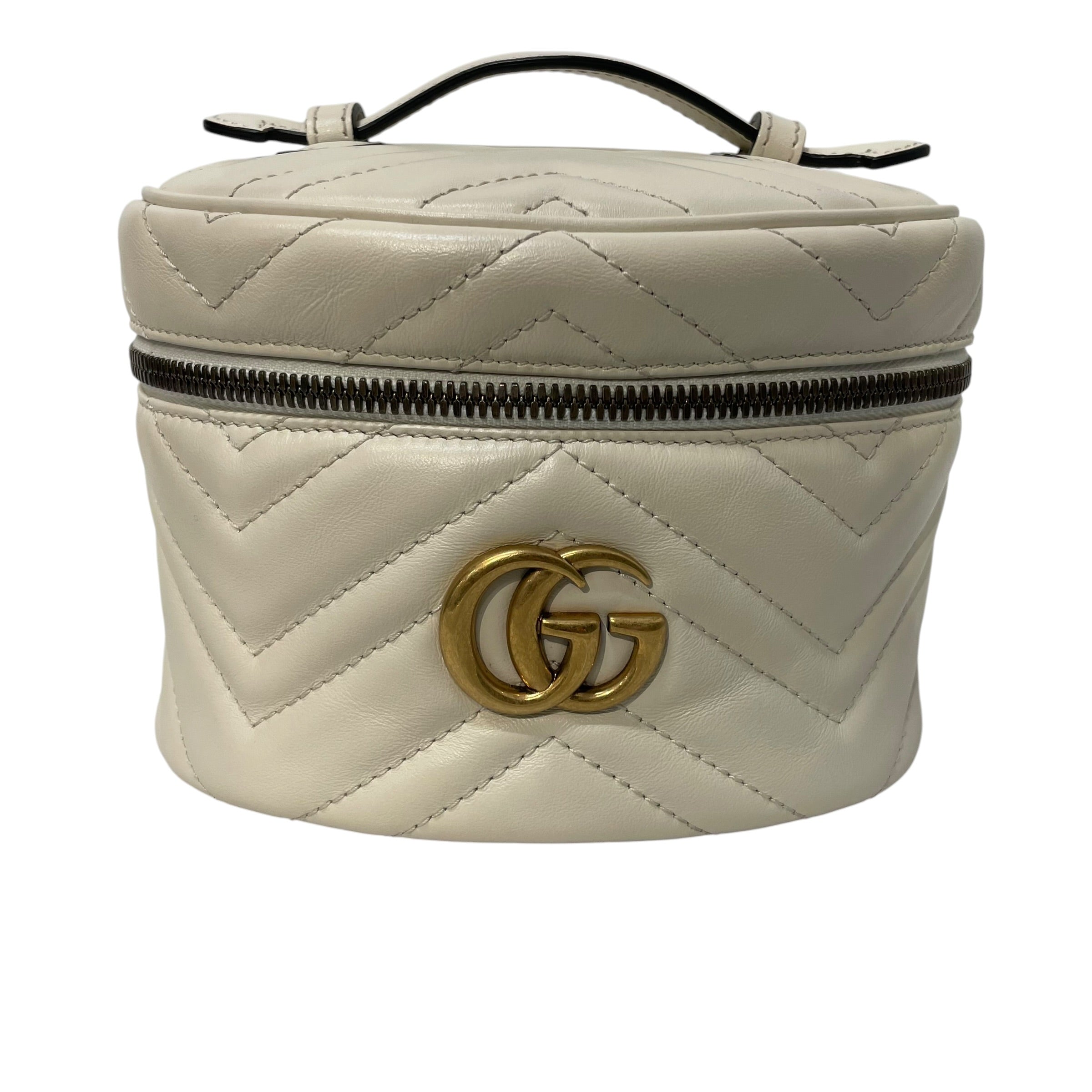 GUCCI/Backpack/Leather/WHT/GG Marmont Mini view 1