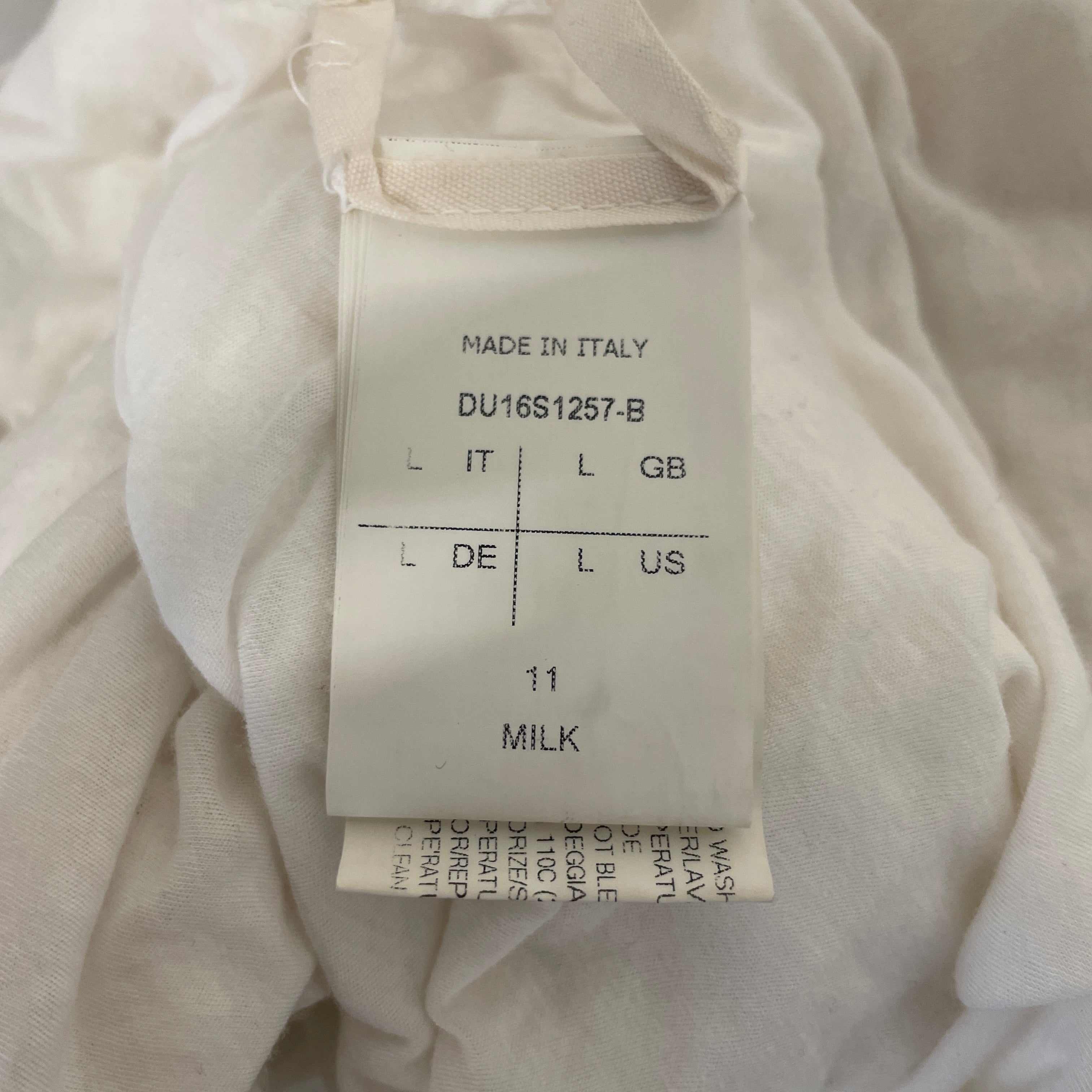 Rick Owens/T-Shirt/L/Cotton/WHT/long t shirt dress l view 4