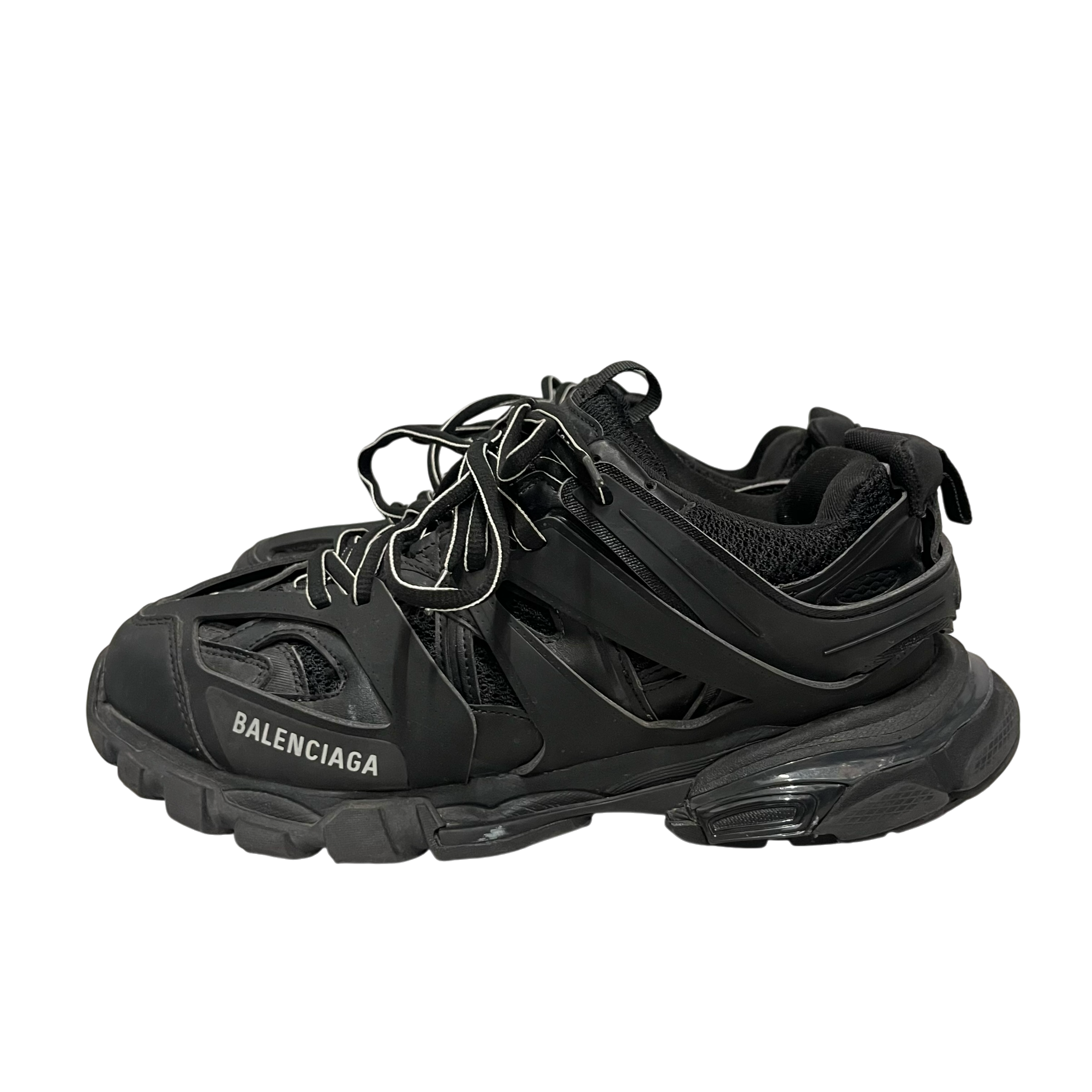BALENCIAGA/Low-Sneakers/US 9/Leather/BLK/track view 3