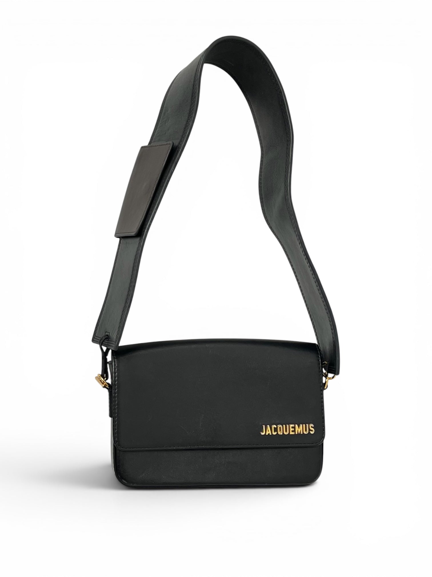 JACQUEMUS/Fanny Pack/Leather/BLK/LE CARINU view 1