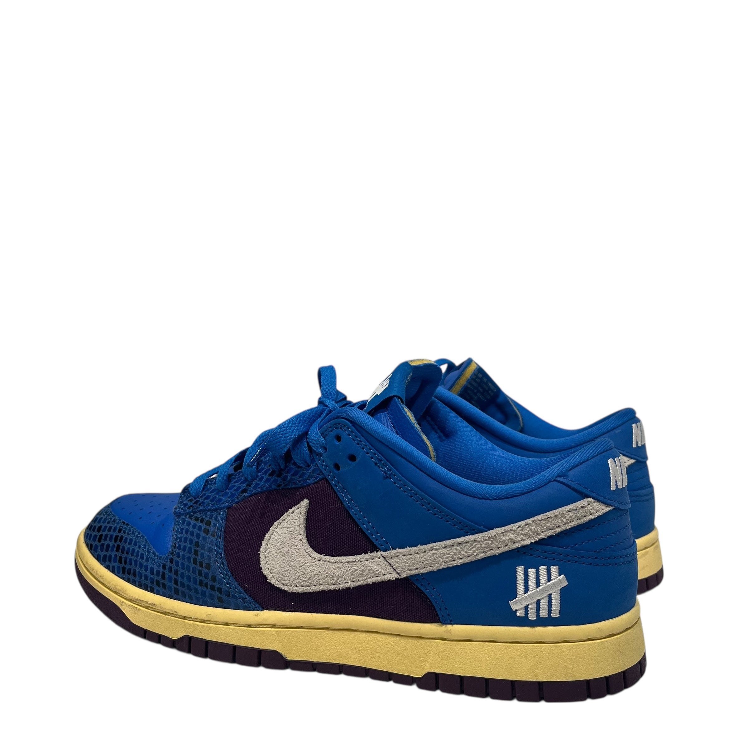 NIKE/Low-Sneakers/US 8/Leather/BLU/undefeated view 2