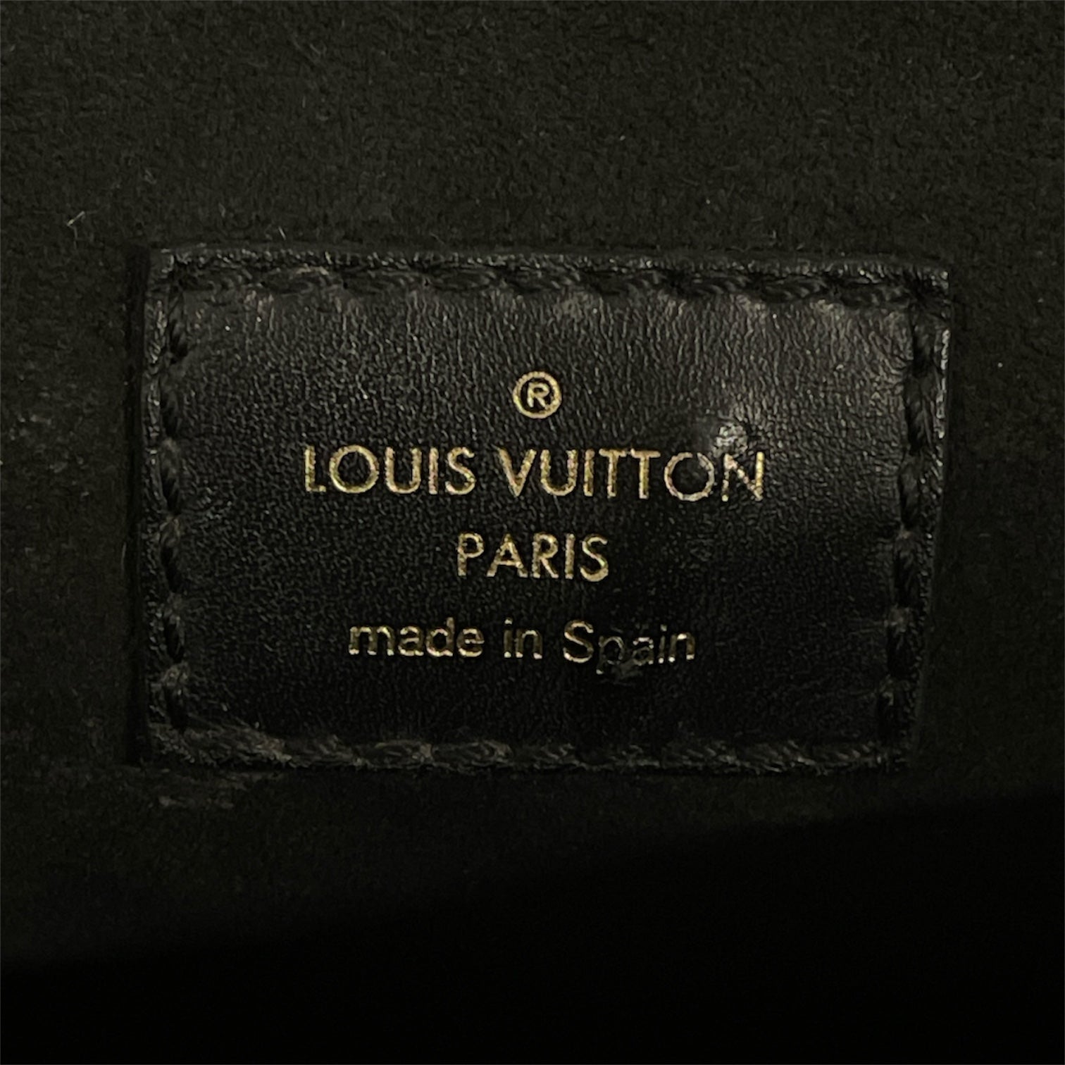 LOUIS VUITTON/Backpack/OS/Monogram/Leather/BLK/Drawstring Mostouris BP view 5