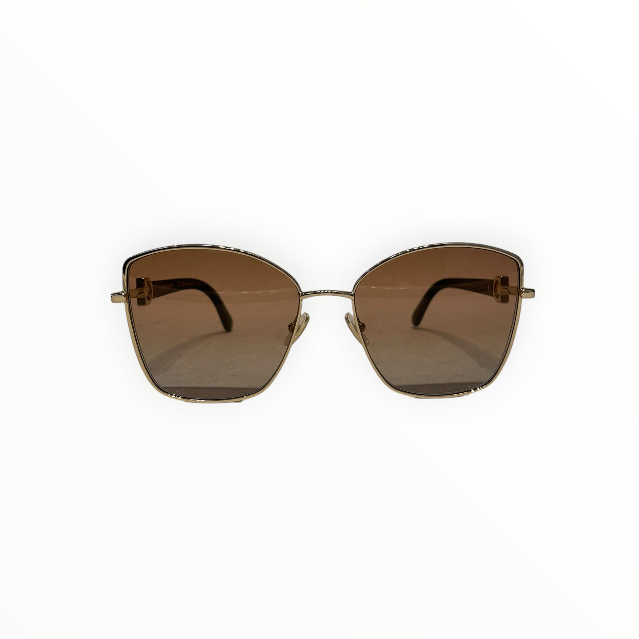 Salvatore Ferragamo/Glasses/Plastic/BLK/L's/Letter On Side Frame view 1