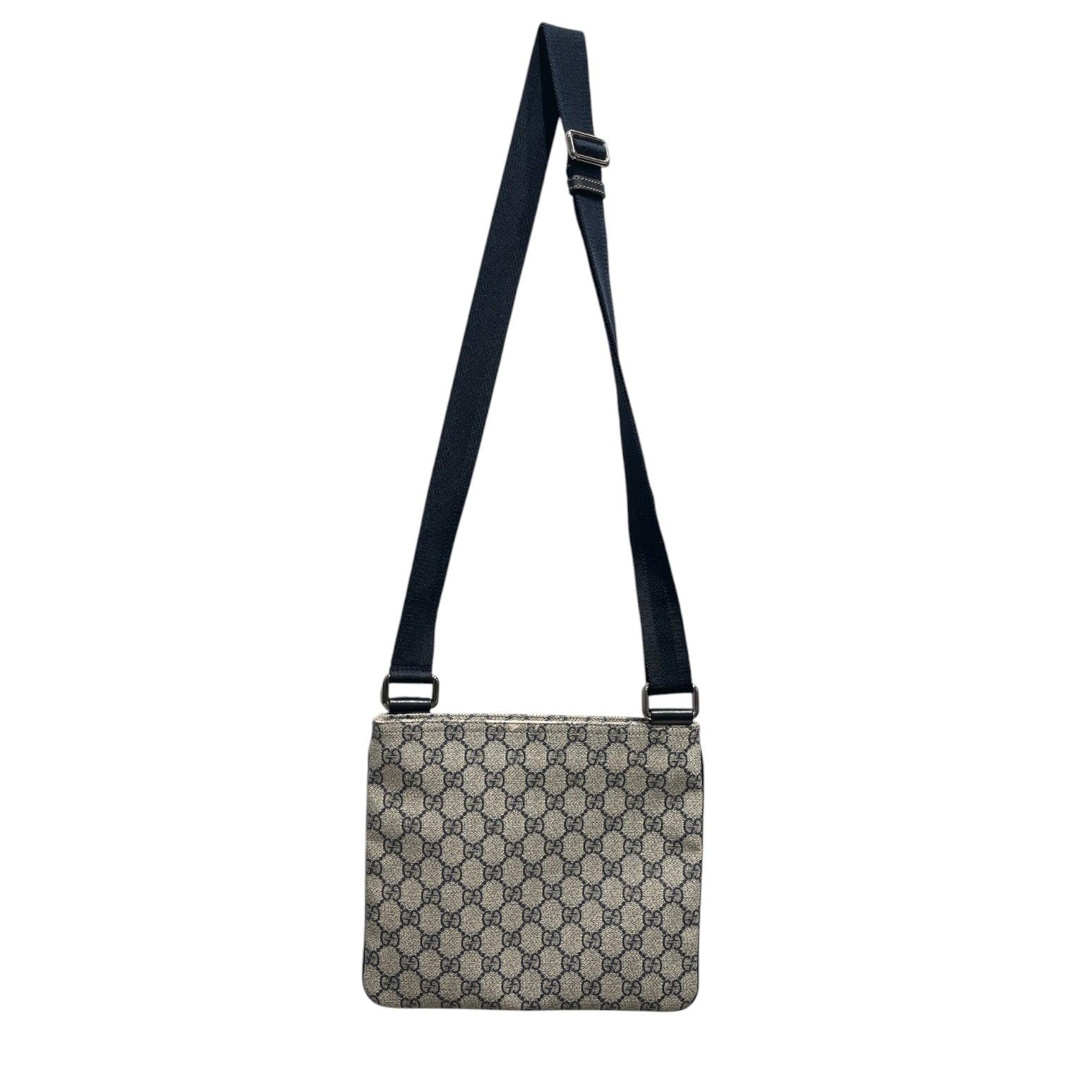 GUCCI/Cross Body Bag/Monogram/Leather/BEG/GUCCI GG SUPREME SMALL BAG view 2