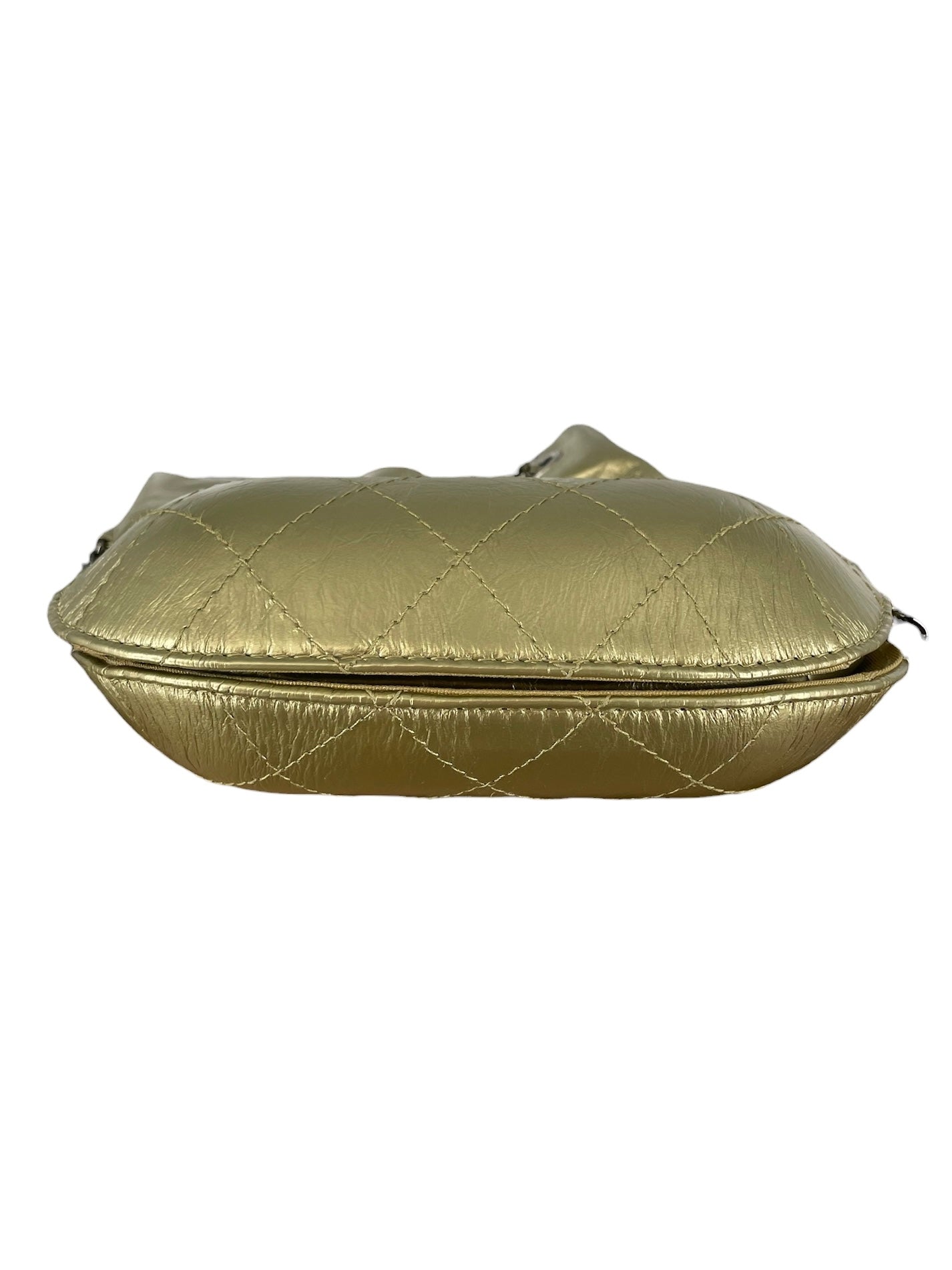 CHANEL/Cross Body Bag/GLD/2361080 Eggshell Bottom Slvr H view 3