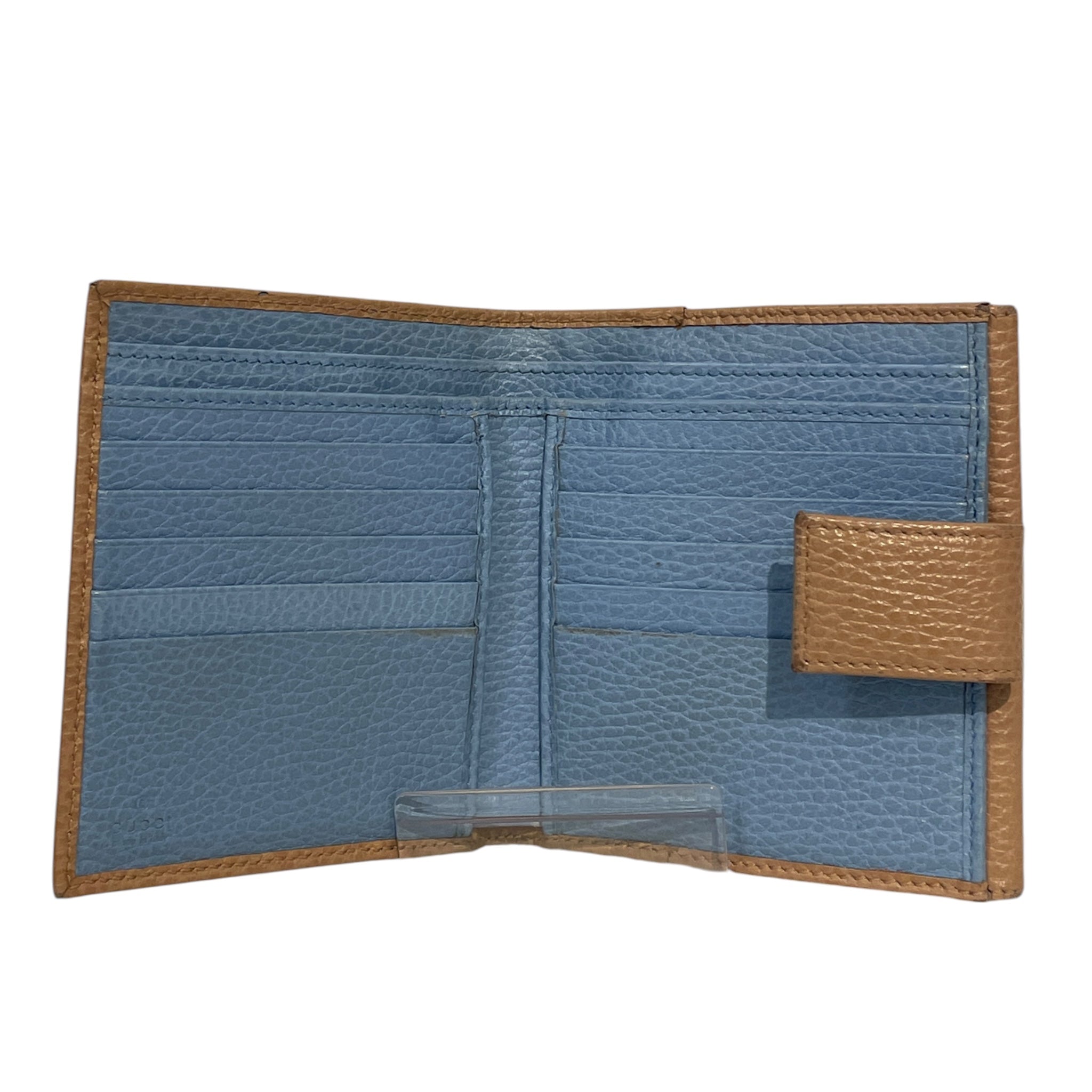 GUCCI/Bifold Wallet/Leather/BEG/L's/8R3T69C, BLU INTERIOR view 3