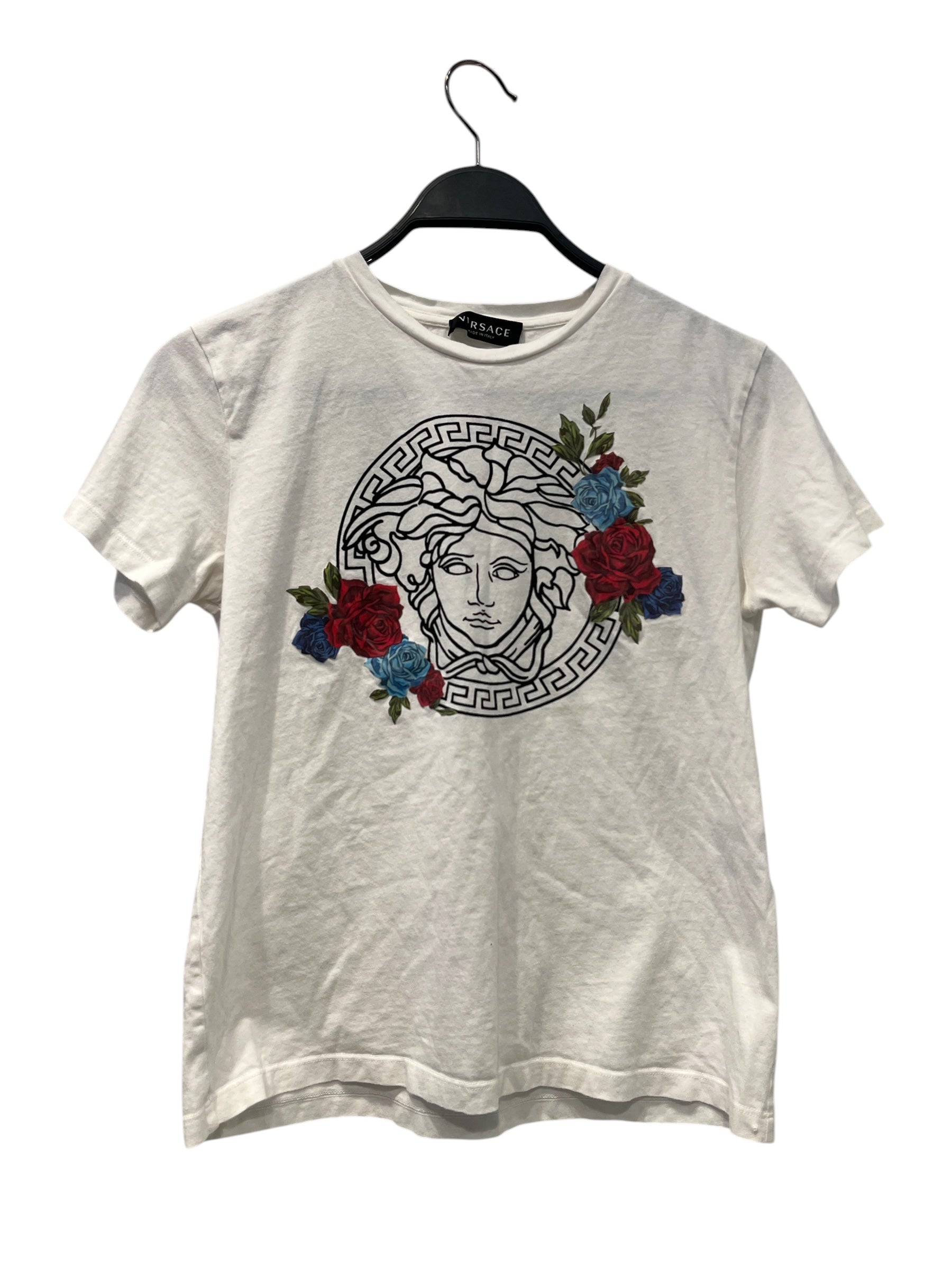 VERSACE/T-Shirt/S/Cotton/WHT/All Over Print/ view 1