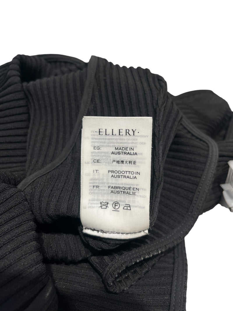 ELLERY/LS Blouse/S/Polyester/BLK/