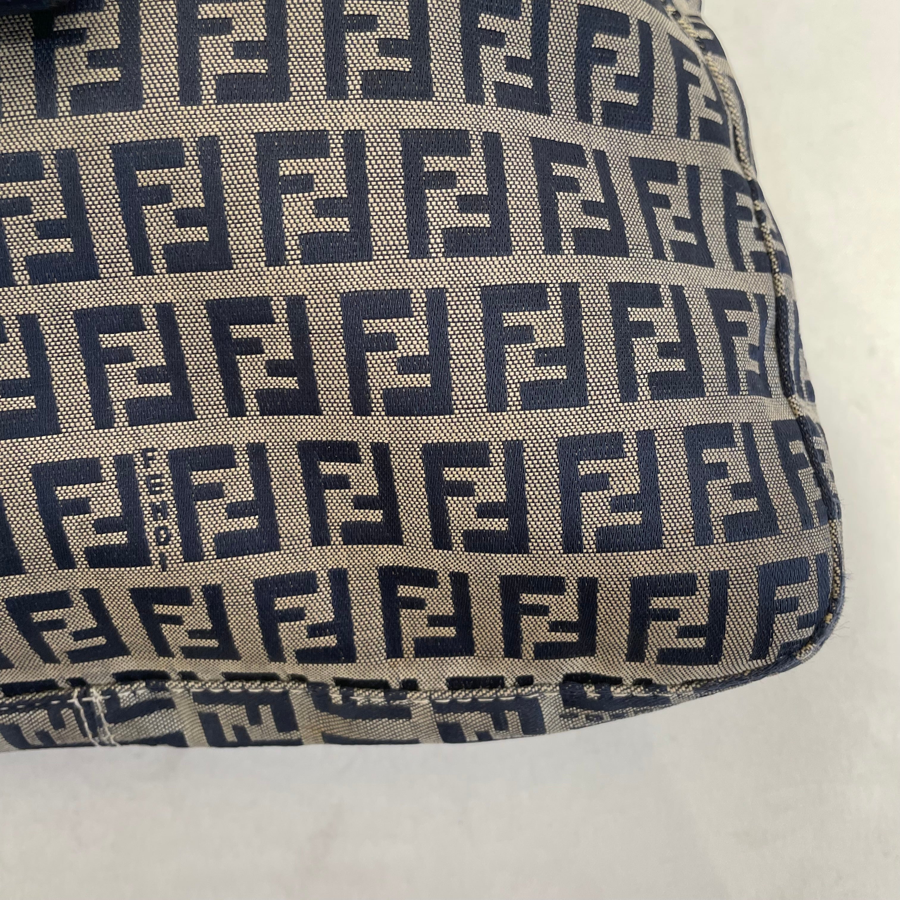 FENDI/Bag/Monogram/Cotton/NVY/mama baguette shoulder bag view 7