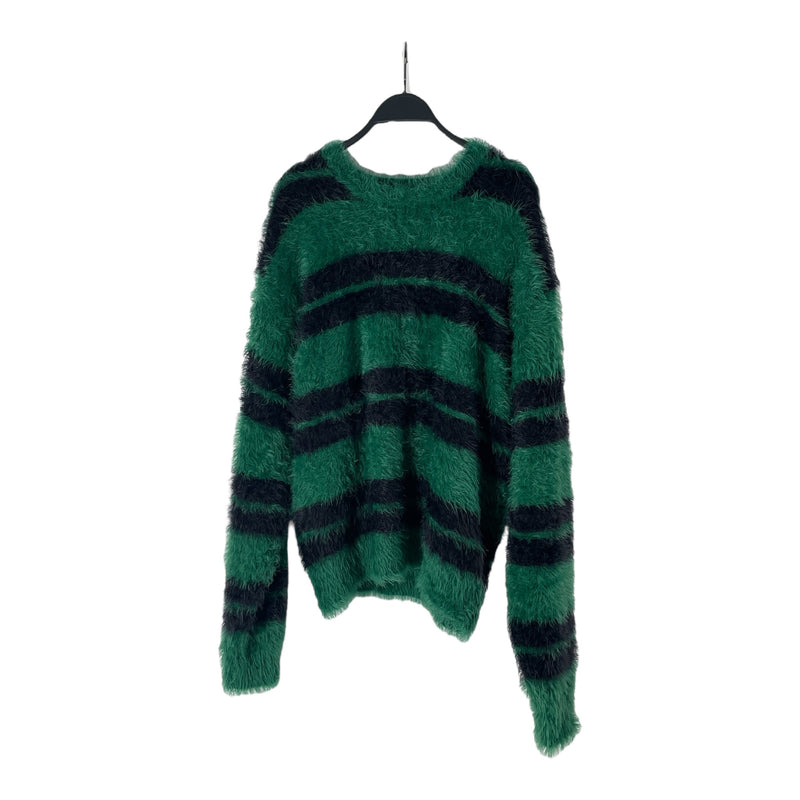 STUSSY/Sweater/M/Stripe/Nylon/GRN/green/nvy sweater